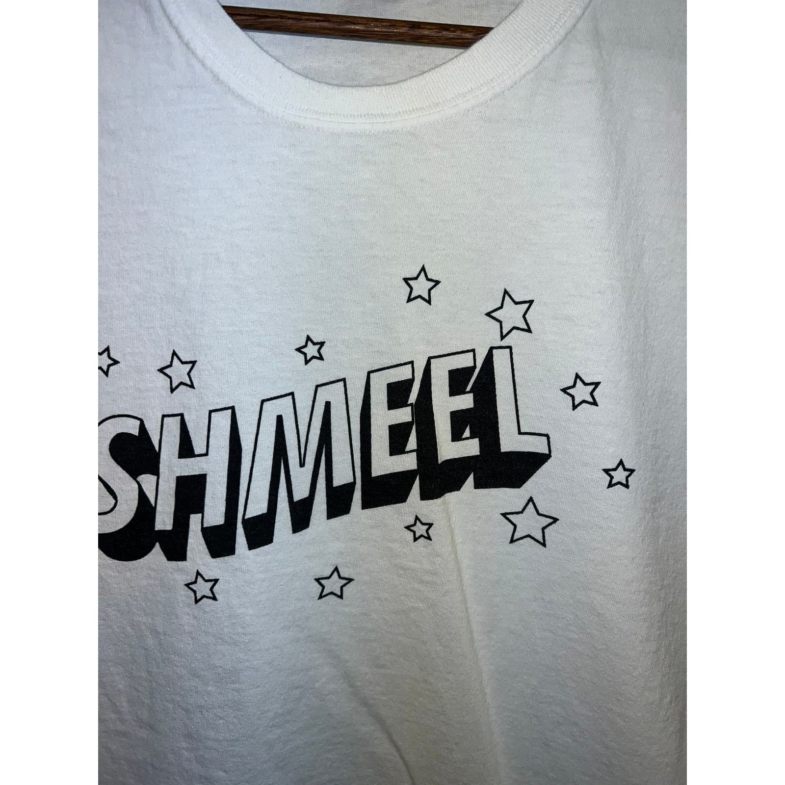 Gildan Shmeel Shirt NYC New York City White Stars Star Promo Tee L Size US L / EU 52-54 / 3 - 3 Thumbnail
