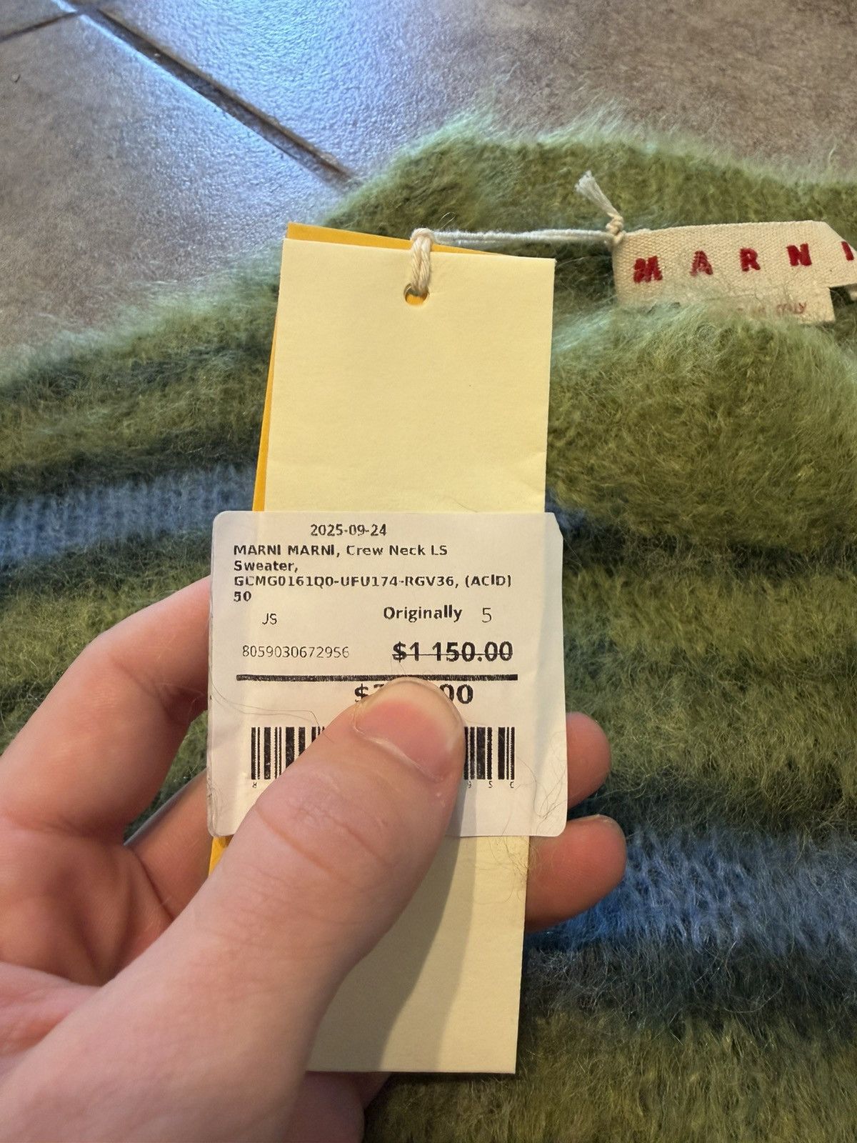 Marni Marni Mohair Sweater Size US L / EU 52-54 / 3 - 5 Thumbnail