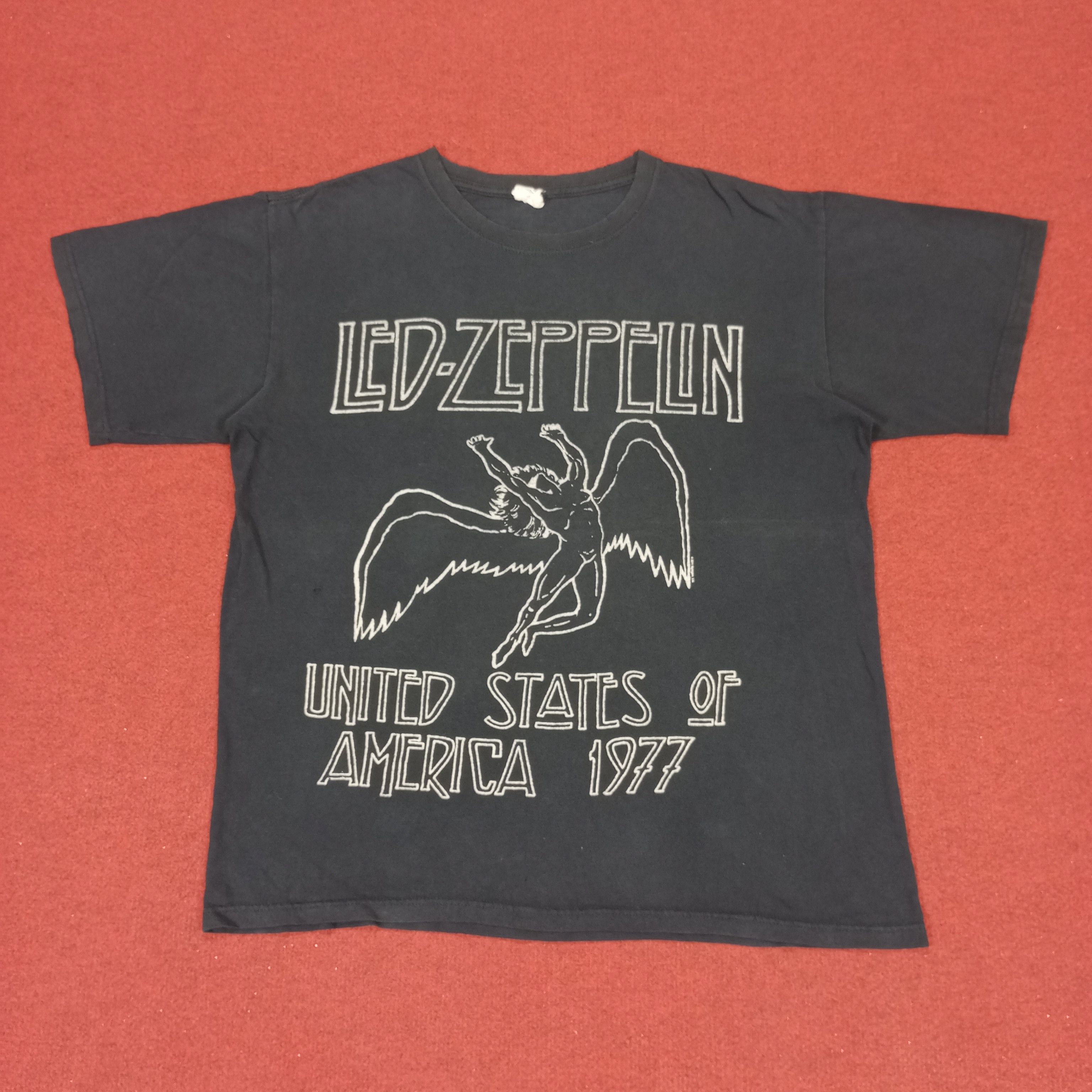 Band Tees × Vintage Led Zeppelin Rock Band Music Streetwear Tshirt Size US L / EU 52-54 / 3 - 1 Thumbnail