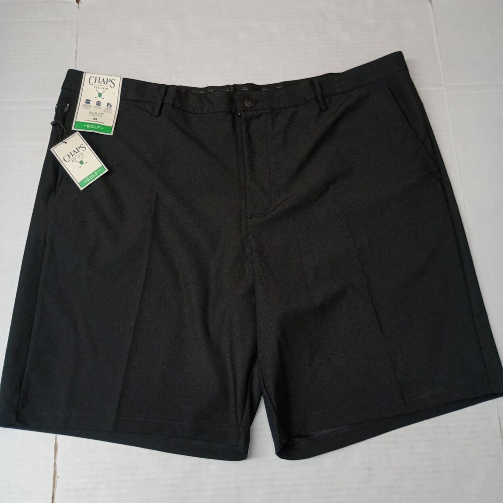 Chaps Chaps Golf Shorts Men's 44 Black Slim Fit 9" Inseam Stretch Size US 44 / EU 60 - 1 Thumbnail