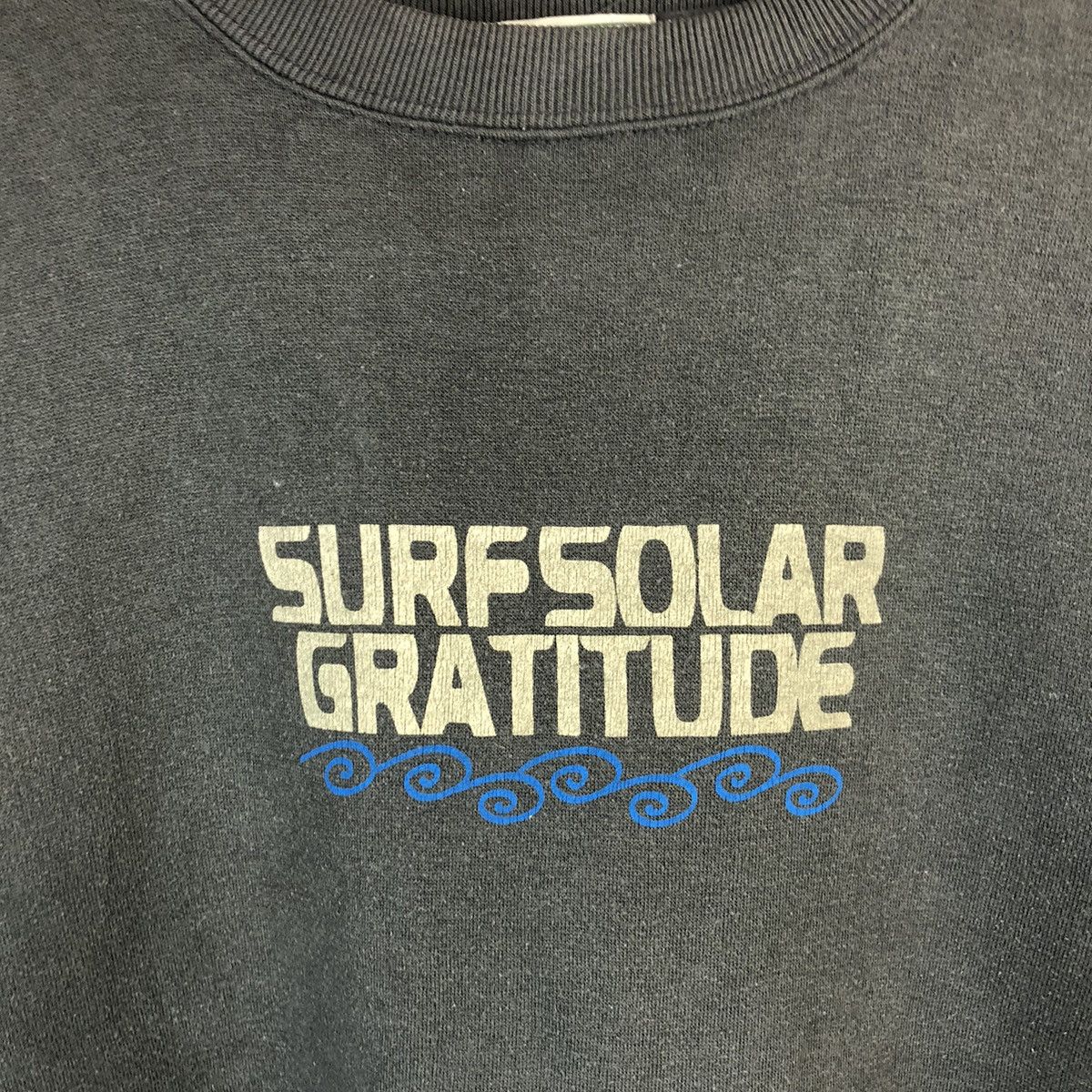 Vintage Dlevo surf vintage faded Grey Sweatshirt #A1524 Size US M / EU 48-50 / 2 - 9 Thumbnail