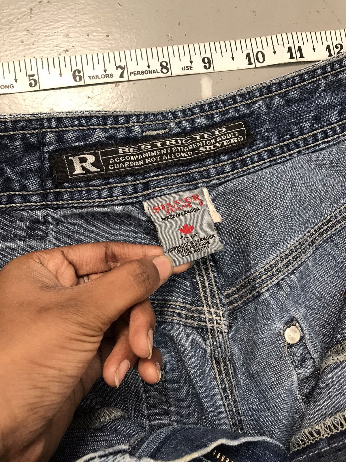 Restricted × Silver Jeans Co. × Vintage Vintage restricted silver jeans big pocket bootcut denim Size 30" / US 8 / IT 44 - 8 Thumbnail