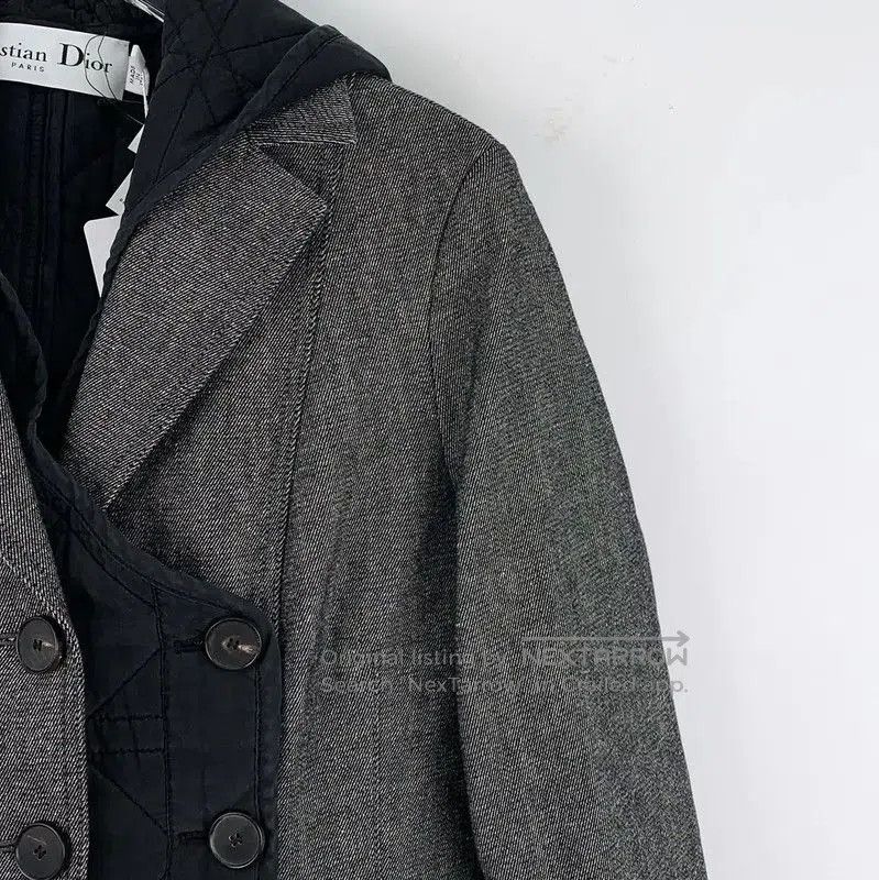 Dior Dior Gray Cotton Women's Jacket XS Size . Size XS / US 0-2 / IT 36-38 - 3 Thumbnail