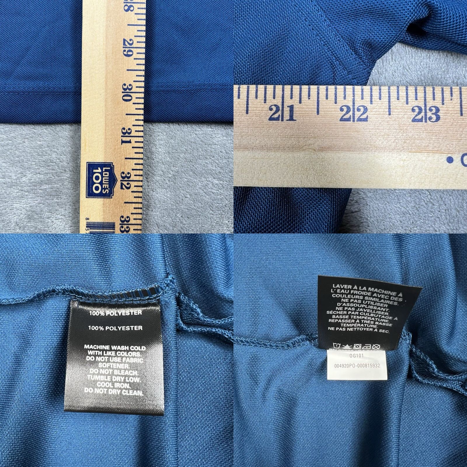 Vintage OGIO Men's Large Polo Shirt Dark Teal Blue Omni Powertrain Tech Embroidered Logo Size US L / EU 52-54 / 3 - 9 Thumbnail