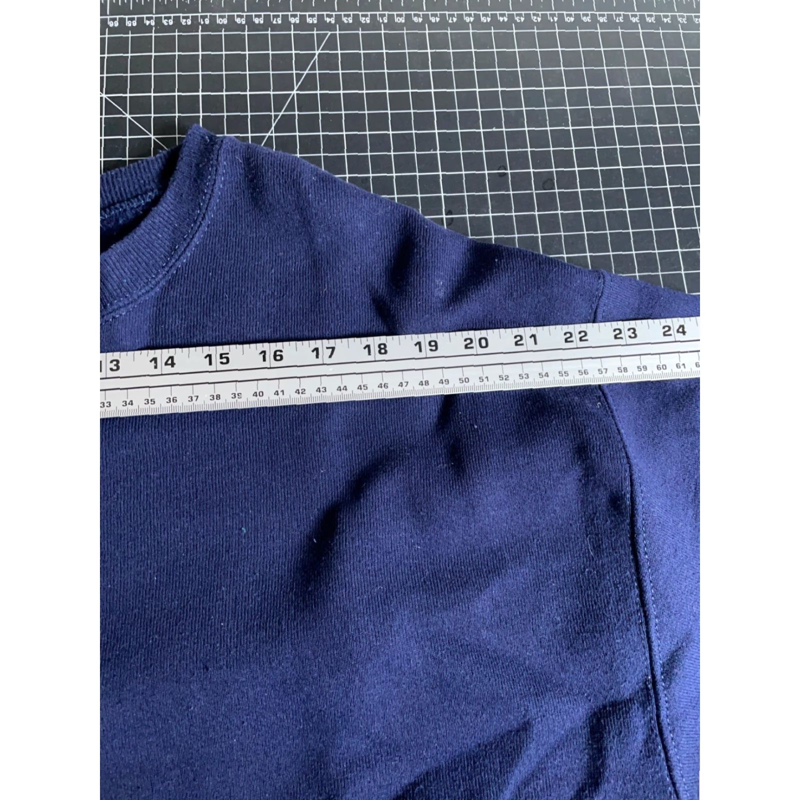 Vintage VINTAGE 90s Bassett-Walker Sturdy Sweats Sweatshirt XL Dark Blue Men's Pullover Crew Neck Heavyweight Cotton-Blend Fleece Size US XL / EU 56 / 4 - 7 Thumbnail