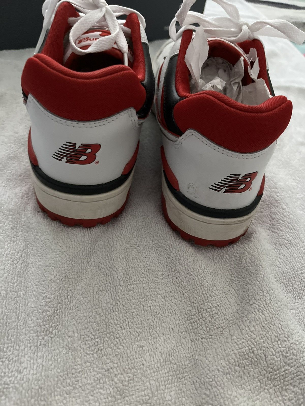 New Balance New Balance 550 white/red Size US 8 / EU 41 - 4 Thumbnail