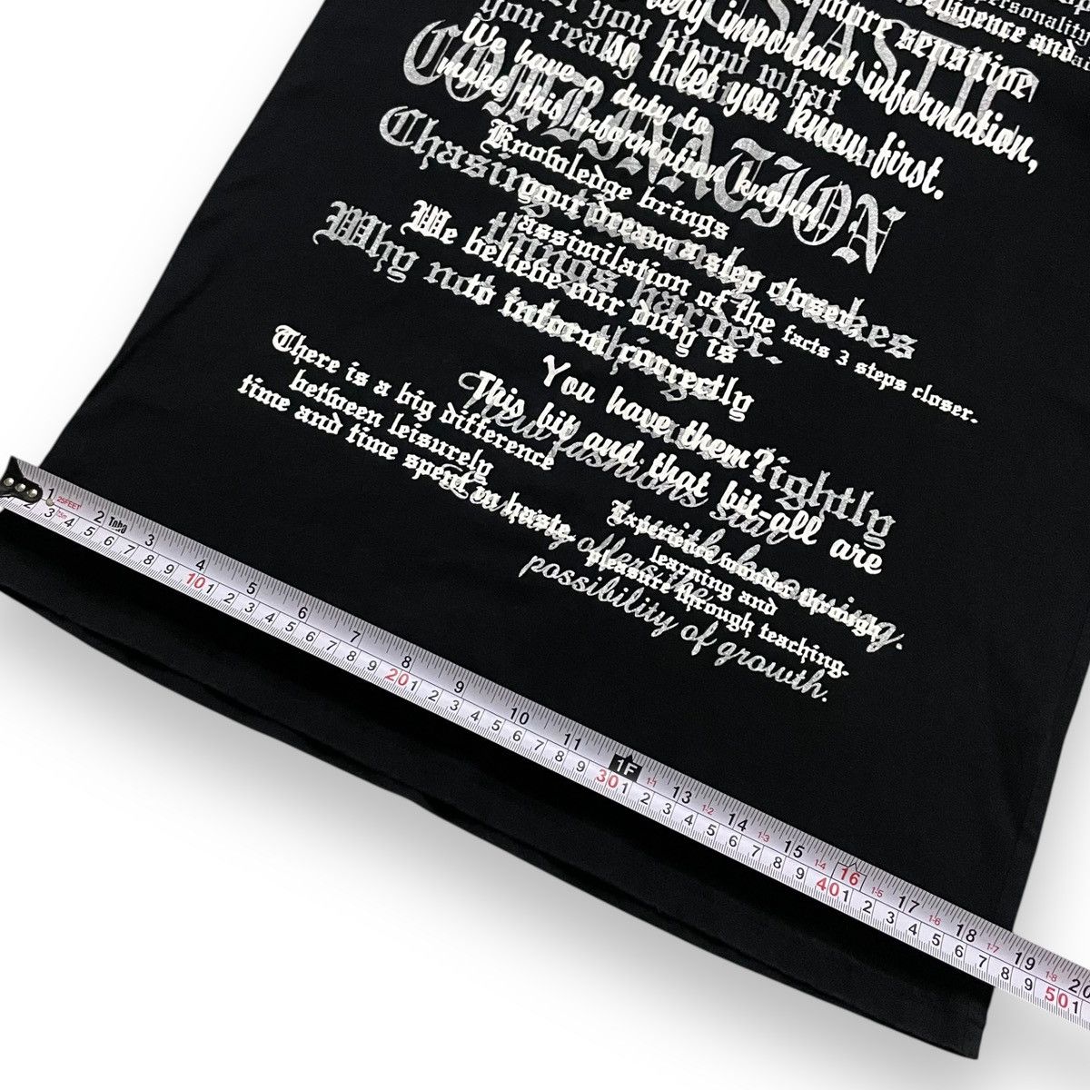 If Six Was Nine Original Tshirt Y2K Cottins Poem Design LGB Size US S / EU 44-46 / 1 - 5 Thumbnail