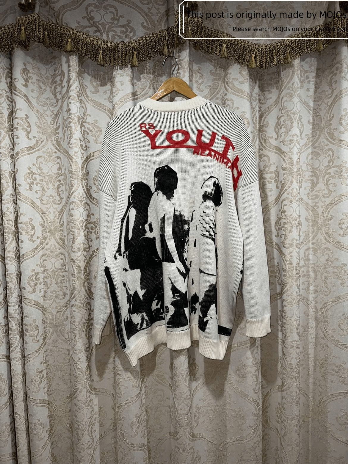 Raf Simons Raf Simons 20SS Band Print Knitwear Size US XS / EU 42 / 0 - 1 Thumbnail