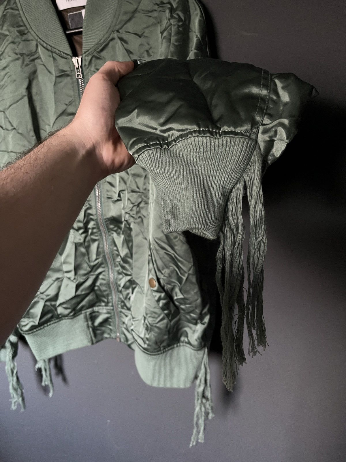 Facetasm Facetasm Wrinkly MA1 Bomber Size 3 Size US L / EU 52-54 / 3 - 5 Thumbnail