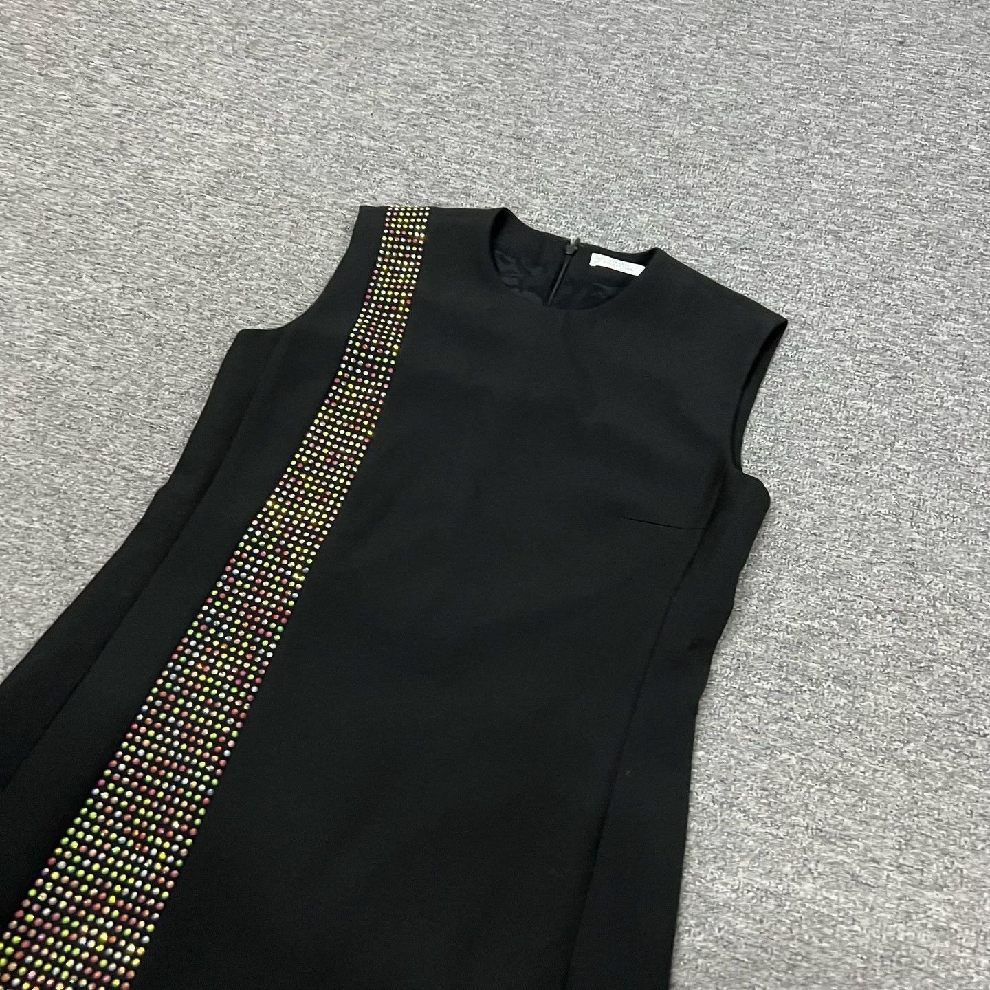 Versace VERSACE Runway Crystal-Embellished Black Fitted Dress Size M / US 6-8 / IT 42-44 - 1 Thumbnail