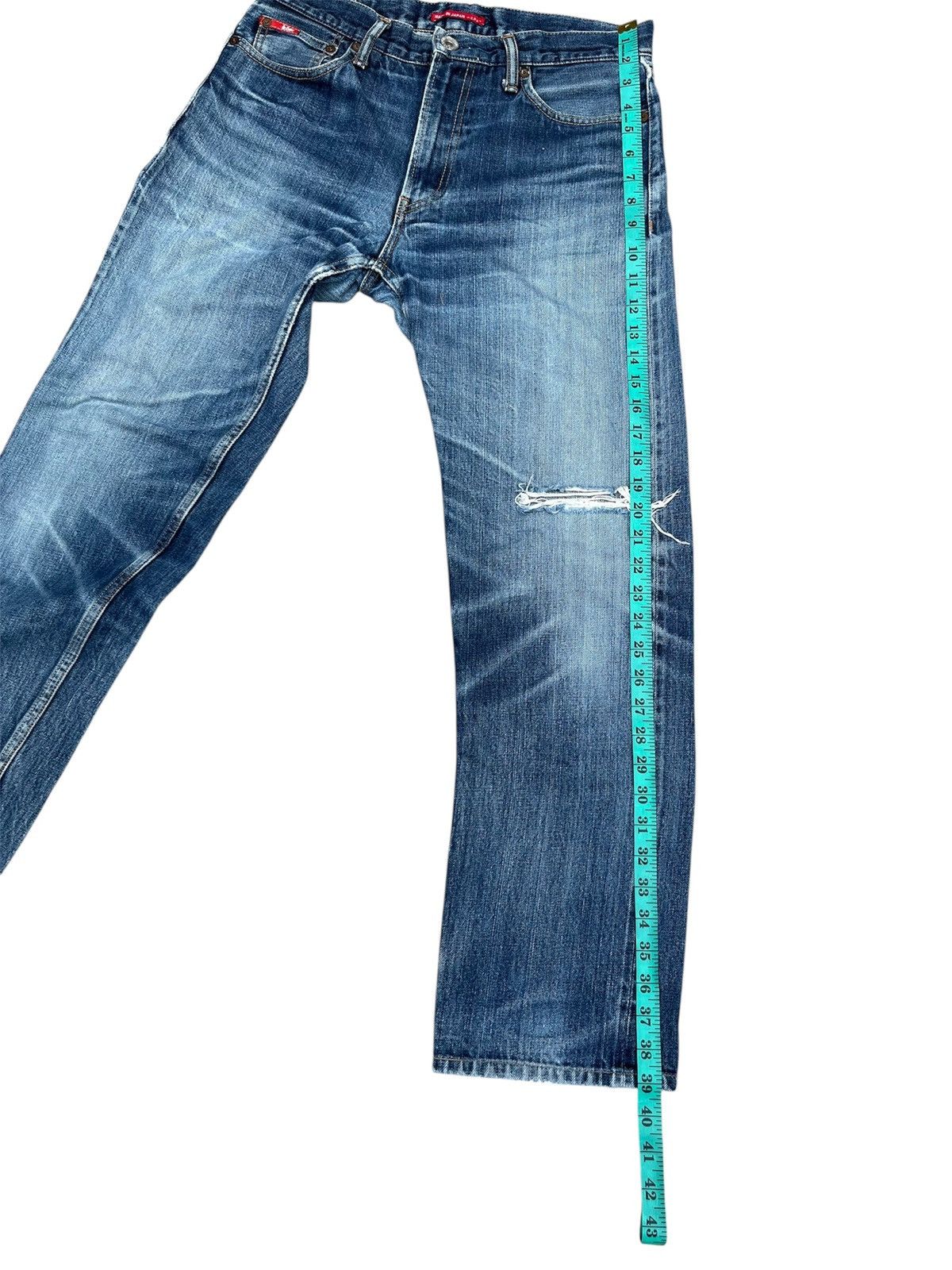 Lee Vintage Lee Cooper Distressed Selvedge Jeans - Made in Japan Size US 30 / EU 46 - 21 Thumbnail