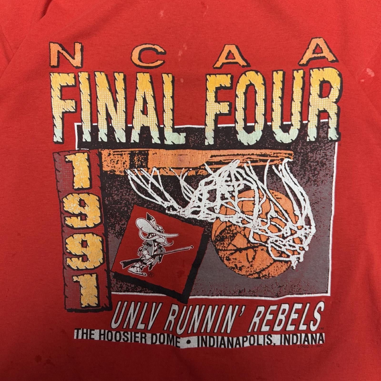 Designer 1991 Final Four UNLV Basketball — XL — Size US XL / EU 56 / 4 - 2 Thumbnail