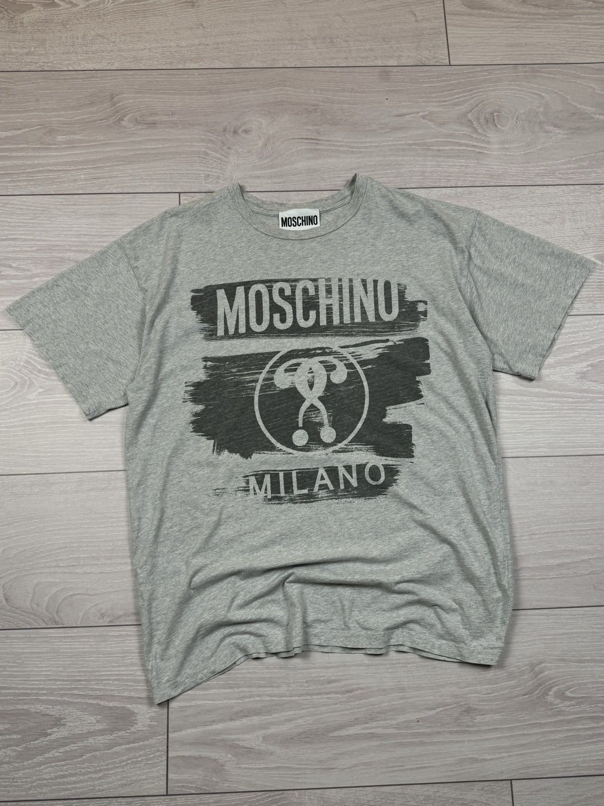 Moschino Moschino Couture Milano Big Logo T shirt Size US XL / EU 56 / 4 - 1 Thumbnail