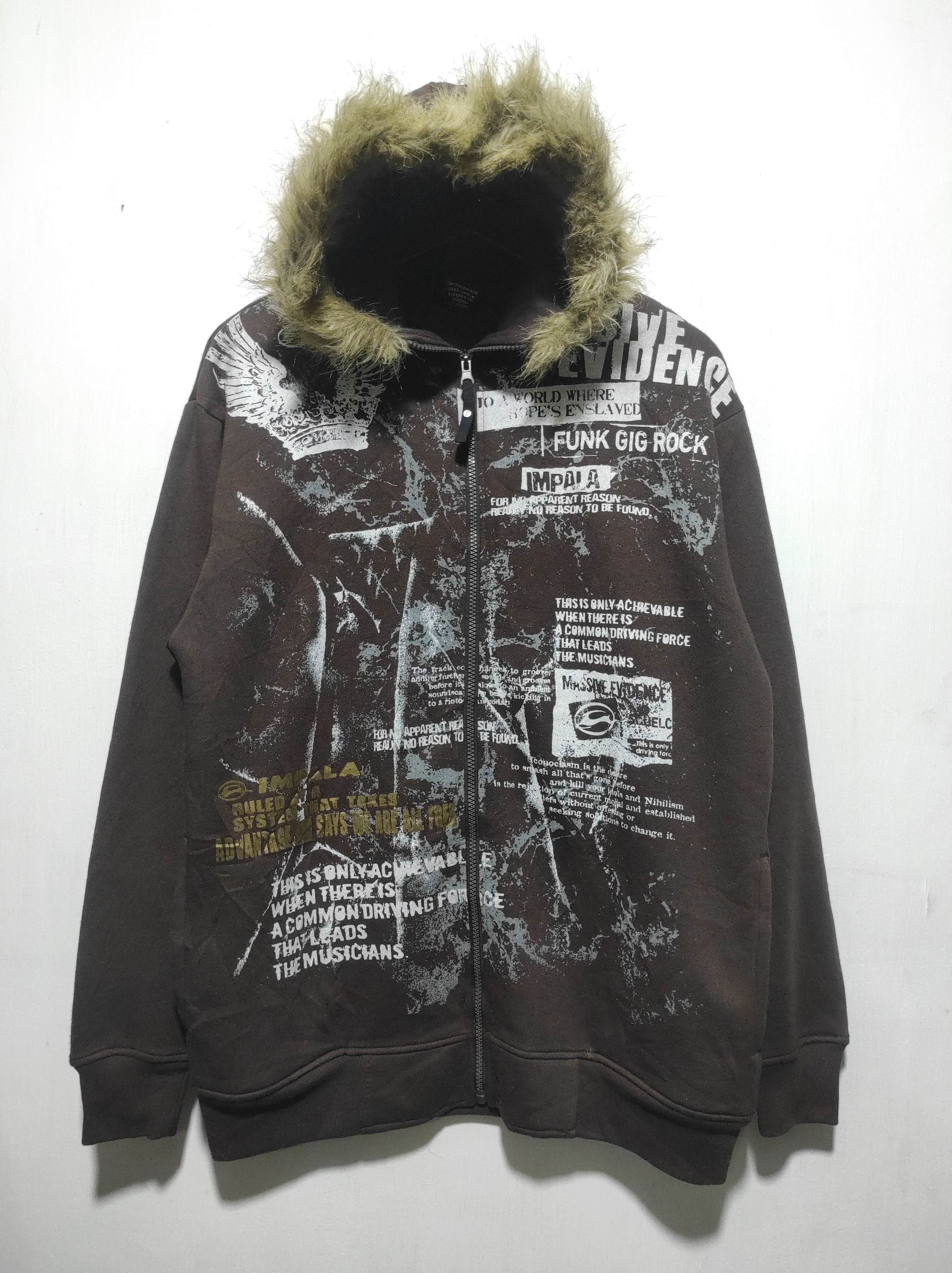If Six Was Nine Impala Fur Zip Up Hoodie Poem if six was nine style Size US L / EU 52-54 / 3 - 3 Thumbnail