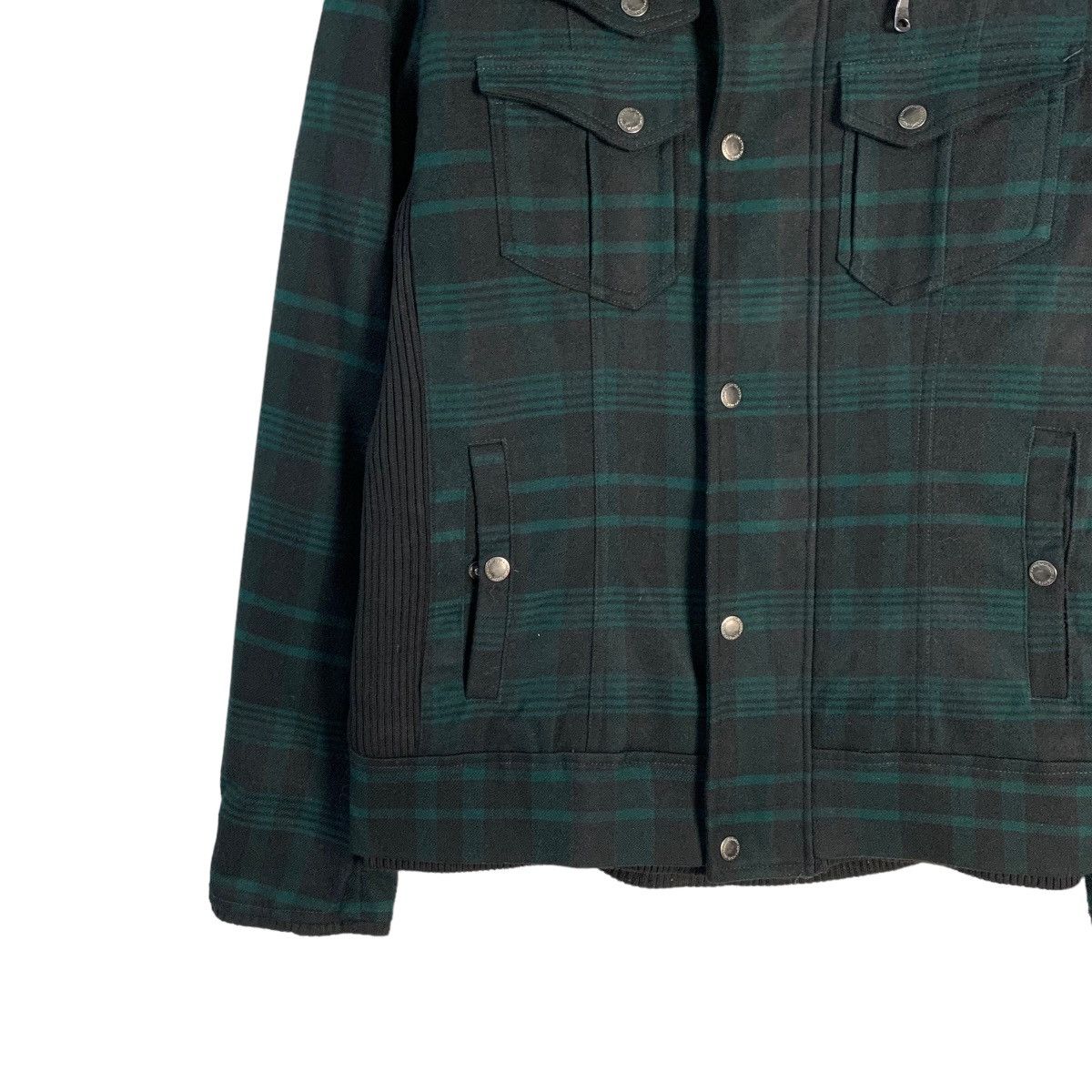 semanticdesign Semantic Design Plaid Tartan Double Zipper Jacket Size L / US 10 / IT 46 - 3 Thumbnail