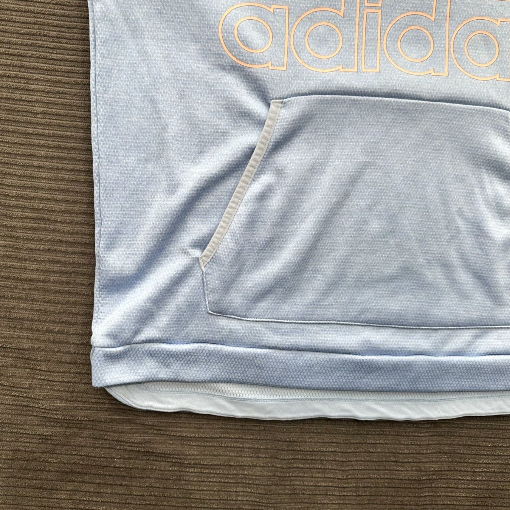Adidas Adidas Sweatshirt Women Large Blue Pink Long Sleeve Training Workout Gym Pullover High Neck Logo Colorful All Seasons Activewear Size L / US 10 / IT 46 - 7 Thumbnail