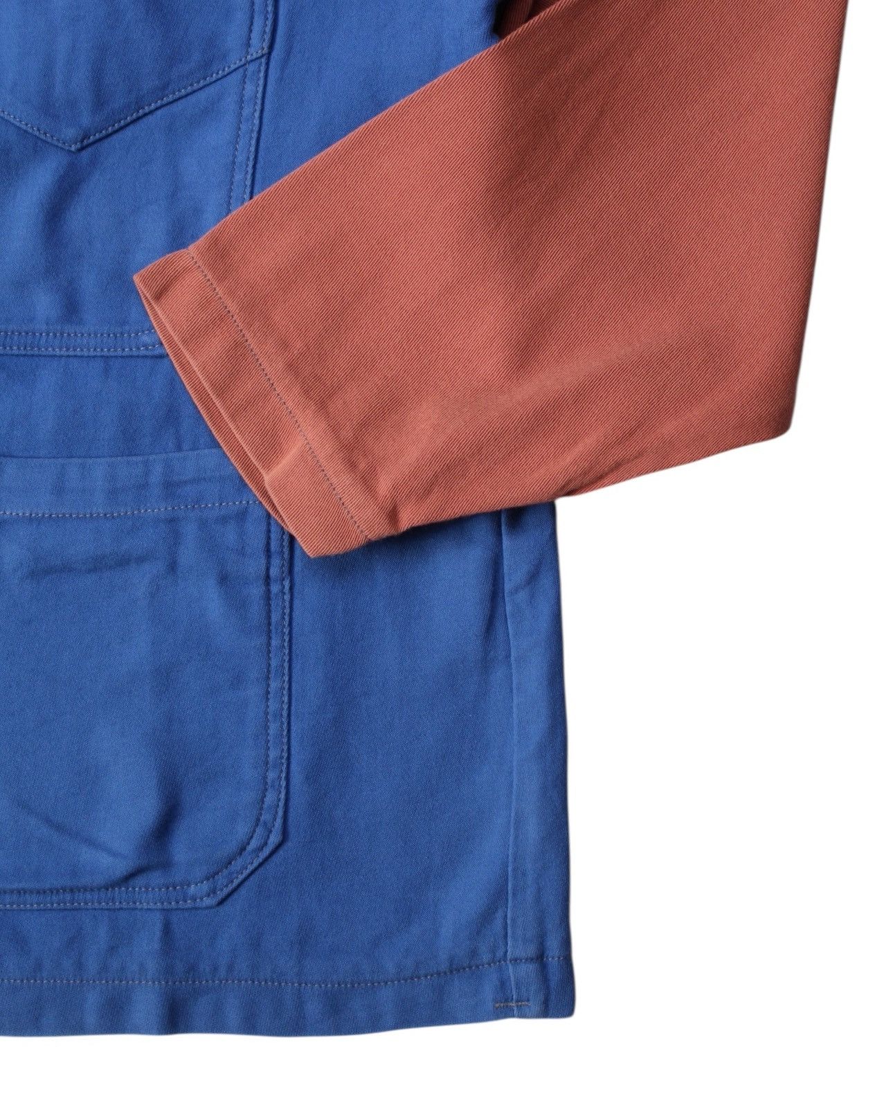 Unused SS2021 UNUSED REFINEMENT GARMENTS BICOLOR WORK CHORE JACKET Size US L / EU 52-54 / 3 - 5 Thumbnail