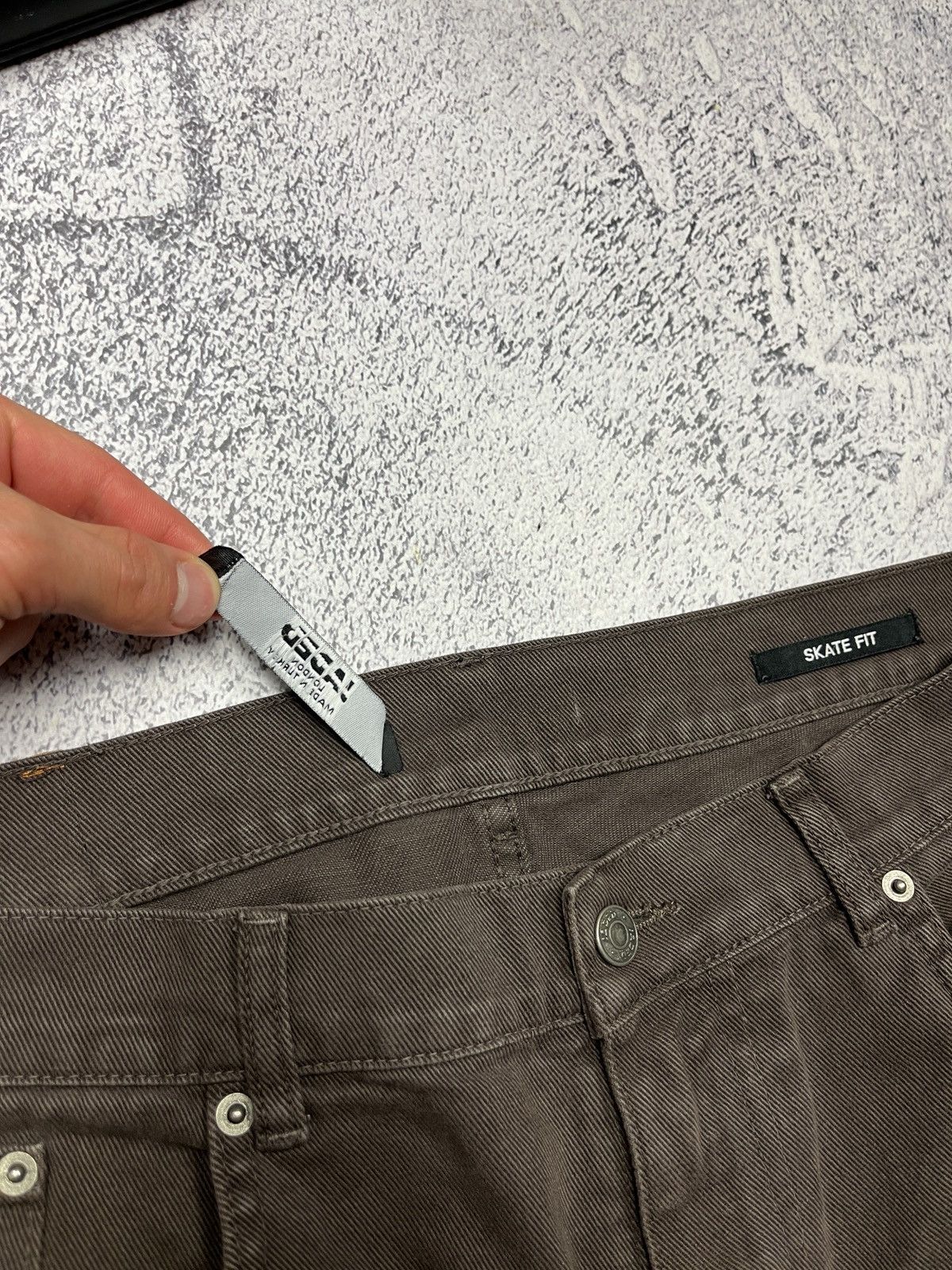 Jaded London Jaded London Skate Fit Double Knee Y2k Denim Jeans Brown Size US 34 / EU 50 - 11 Thumbnail