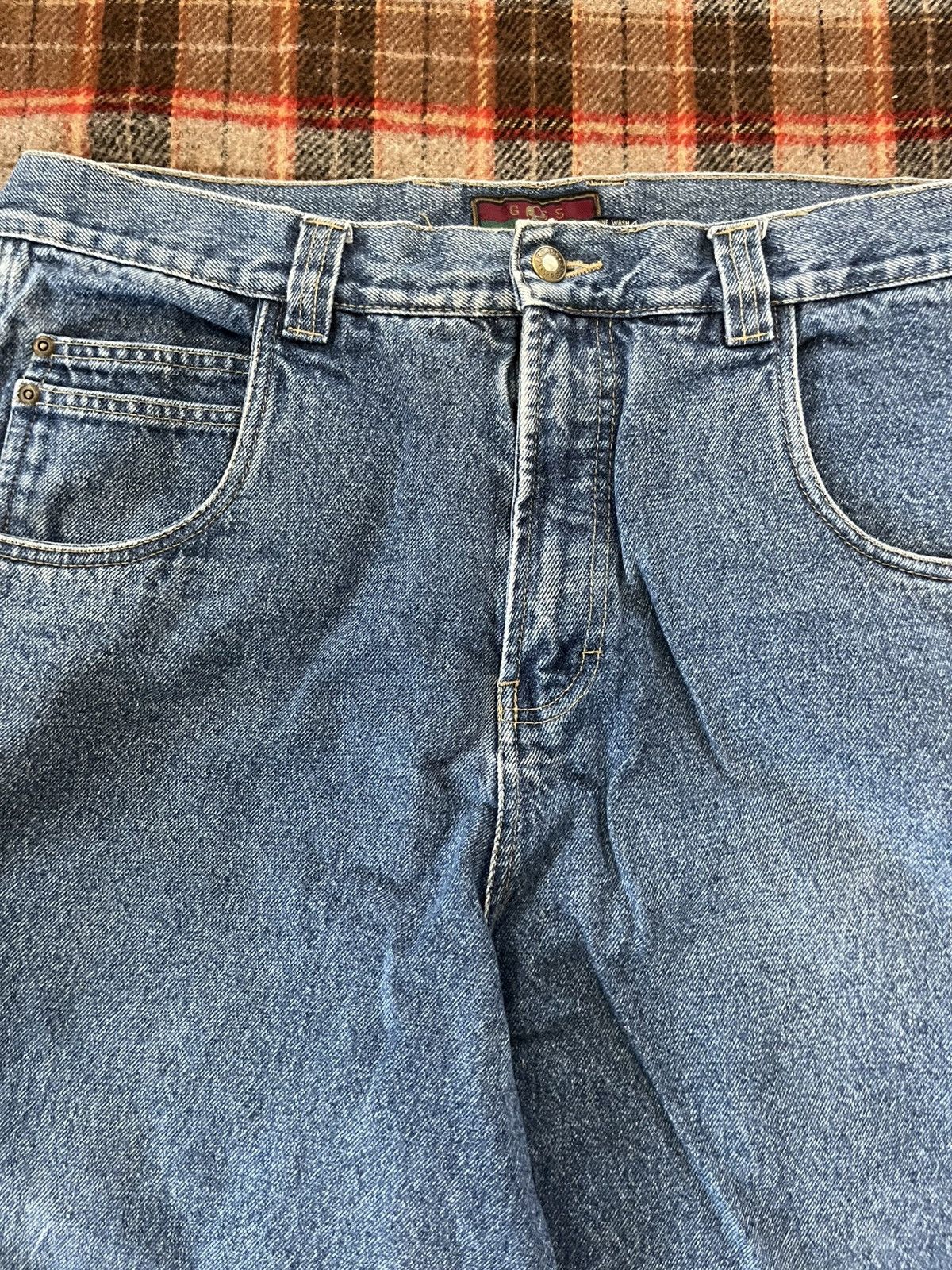 Other Vintage Y2K 2000’s Wide leg Baggy skater denim Jeans Size US 37 - 4 Thumbnail