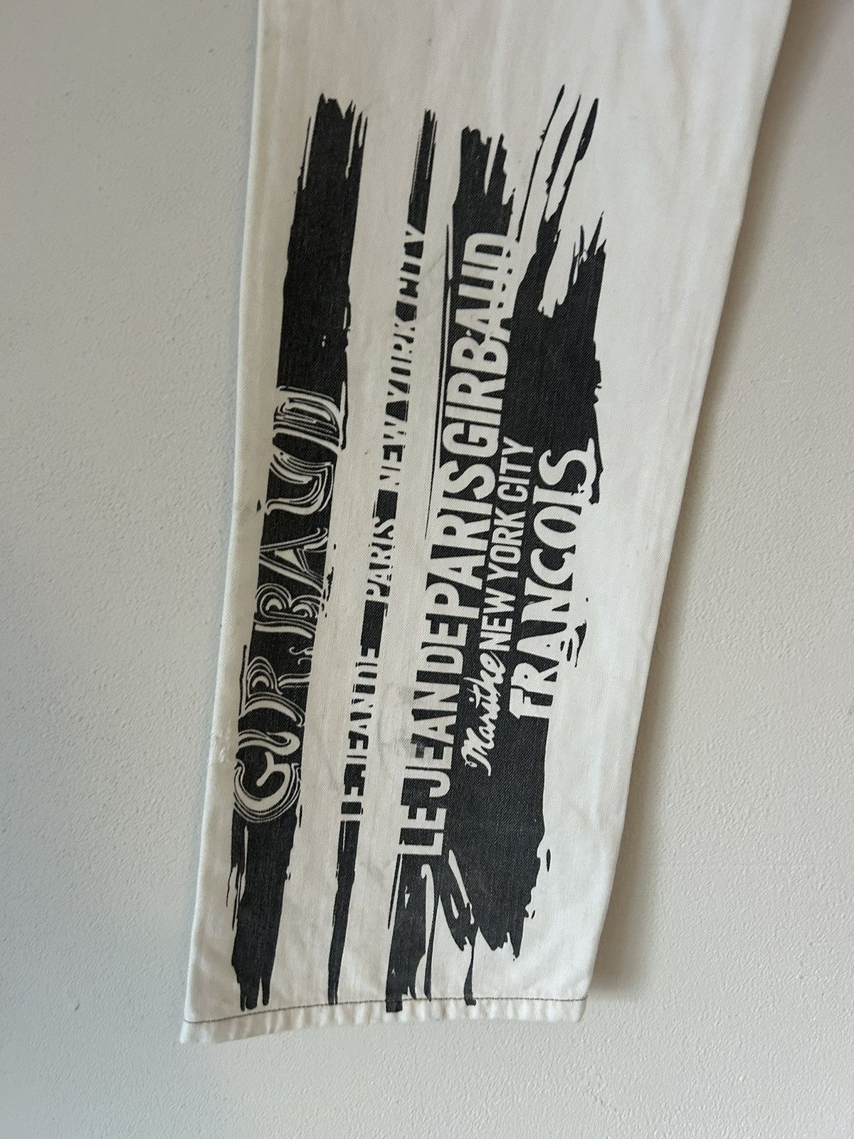 Marithe + Francois Girbaud Martine Françoise Girbaud Graphic Distressed Jeans - Size 32 Size US 32 / EU 48 - 14 Thumbnail