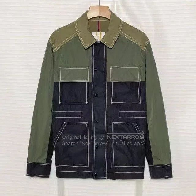 Moncler Moncler Colorblock Logo Collar Workwear Jacket. Size US S / EU 44-46 / 1 - 1 Thumbnail