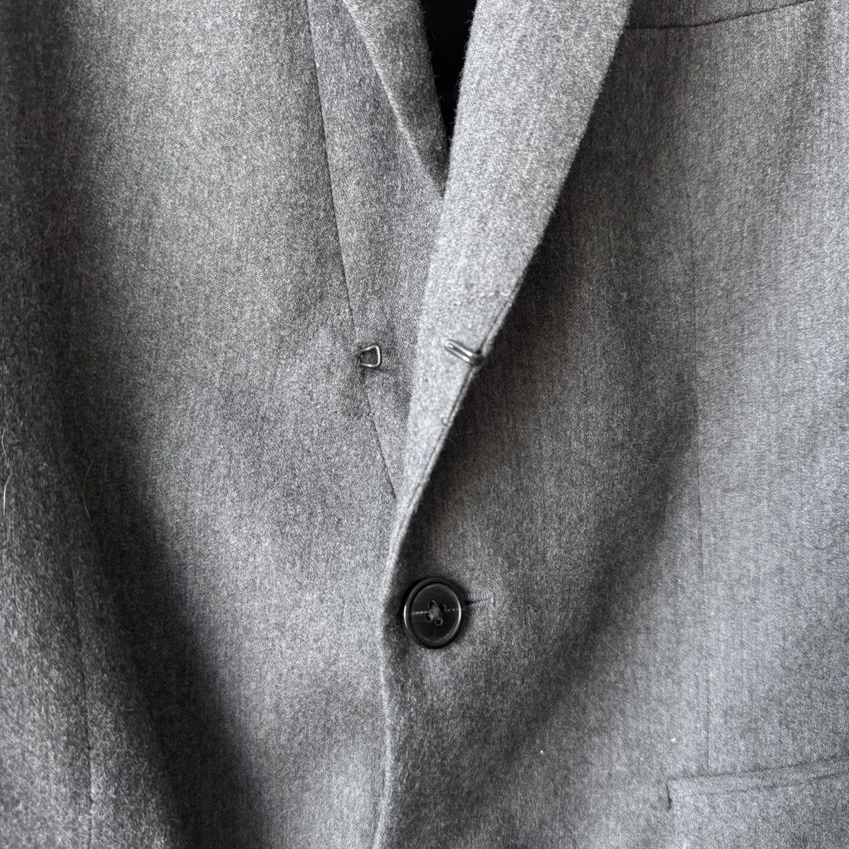 Dries Van Noten Dries Van Noten FW2007 Gray Cropped Wool Blazer Jacket Size US M / EU 48-50 / 2 - 5 Thumbnail