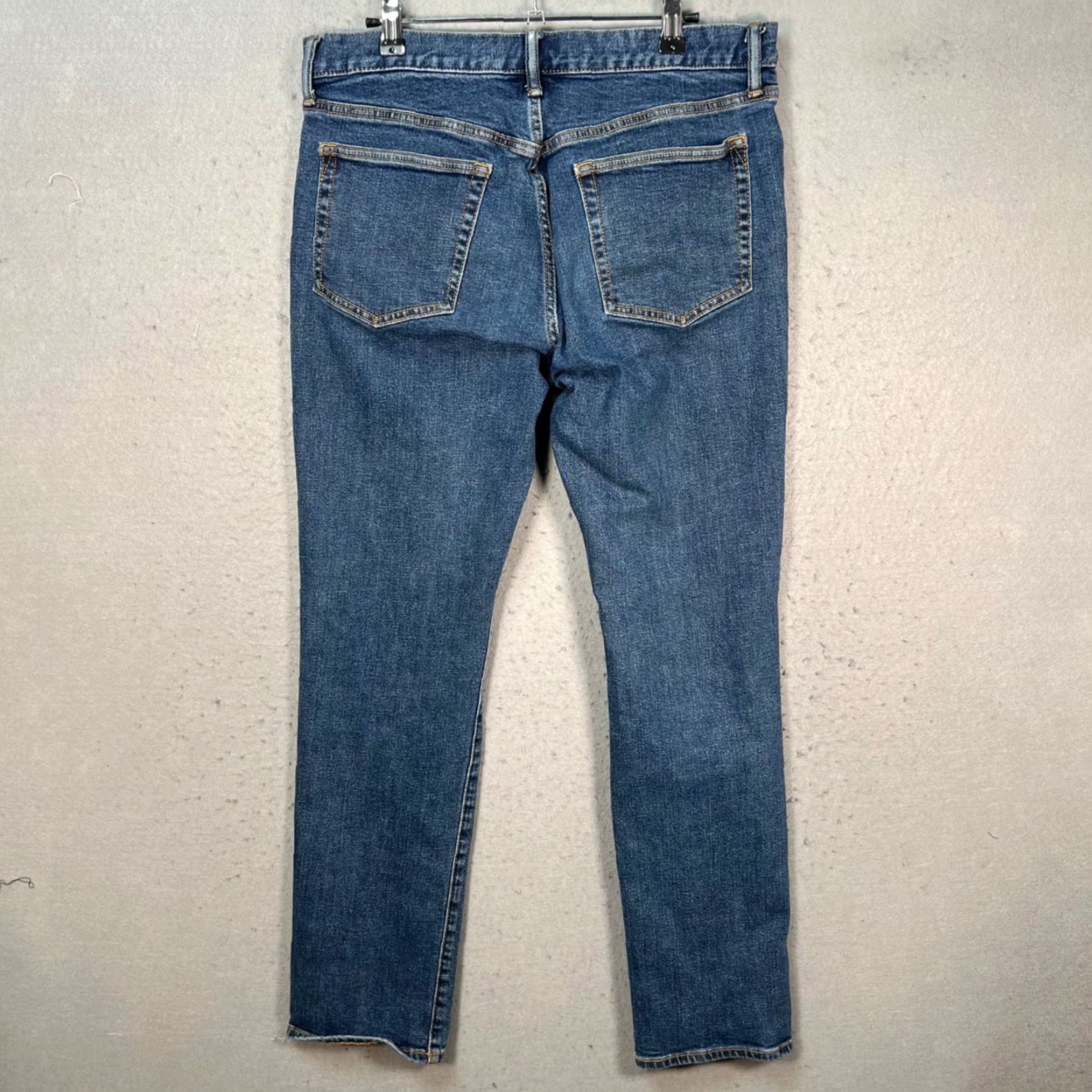 Gap Gap 1969 Slim Fit Denim Jeans Blue Cotton Blend 5-Pocket Regular 32x32 Mens Straight Events Vintage None Mens Size US 32 / EU 48 - 2 Thumbnail