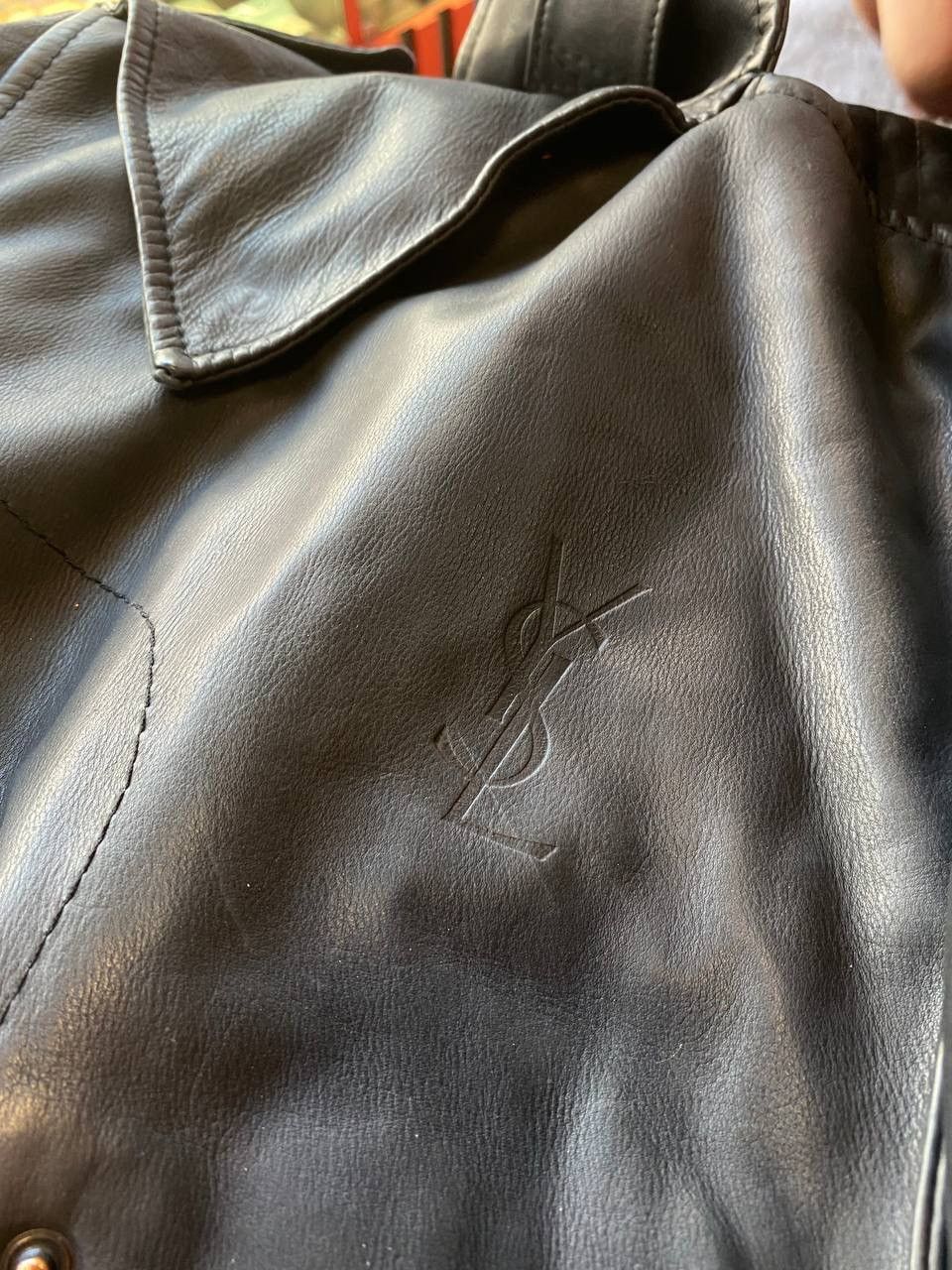 Tom Ford YSL Yves Saint Laurent leather trench coat Size US L / EU 52-54 / 3 - 16 Thumbnail