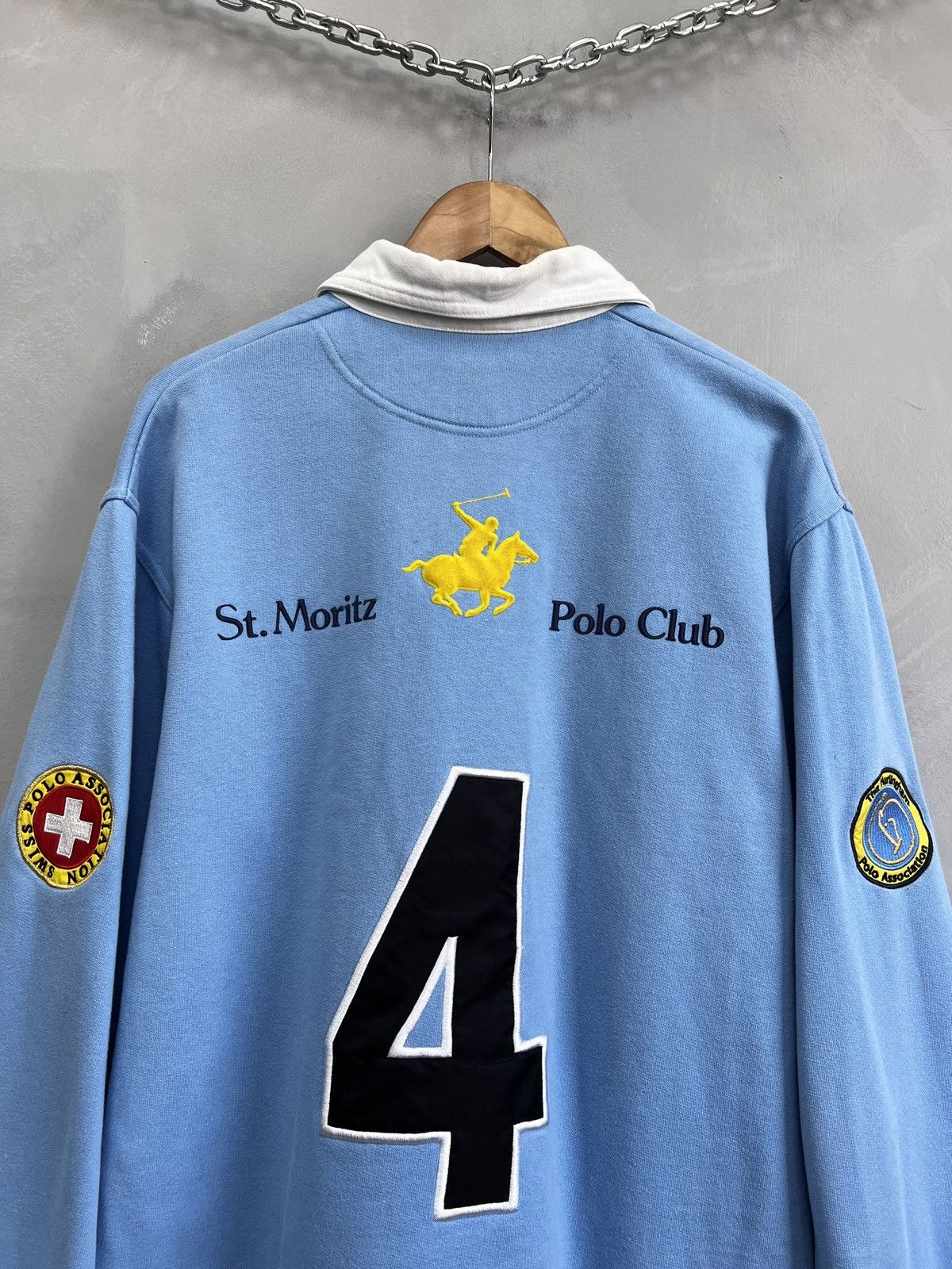 Polo Ralph Lauren Polo St Moritz Sweatshirt Oversize Baggy Streetwear Style Size US M / EU 48-50 / 2 - 11 Thumbnail