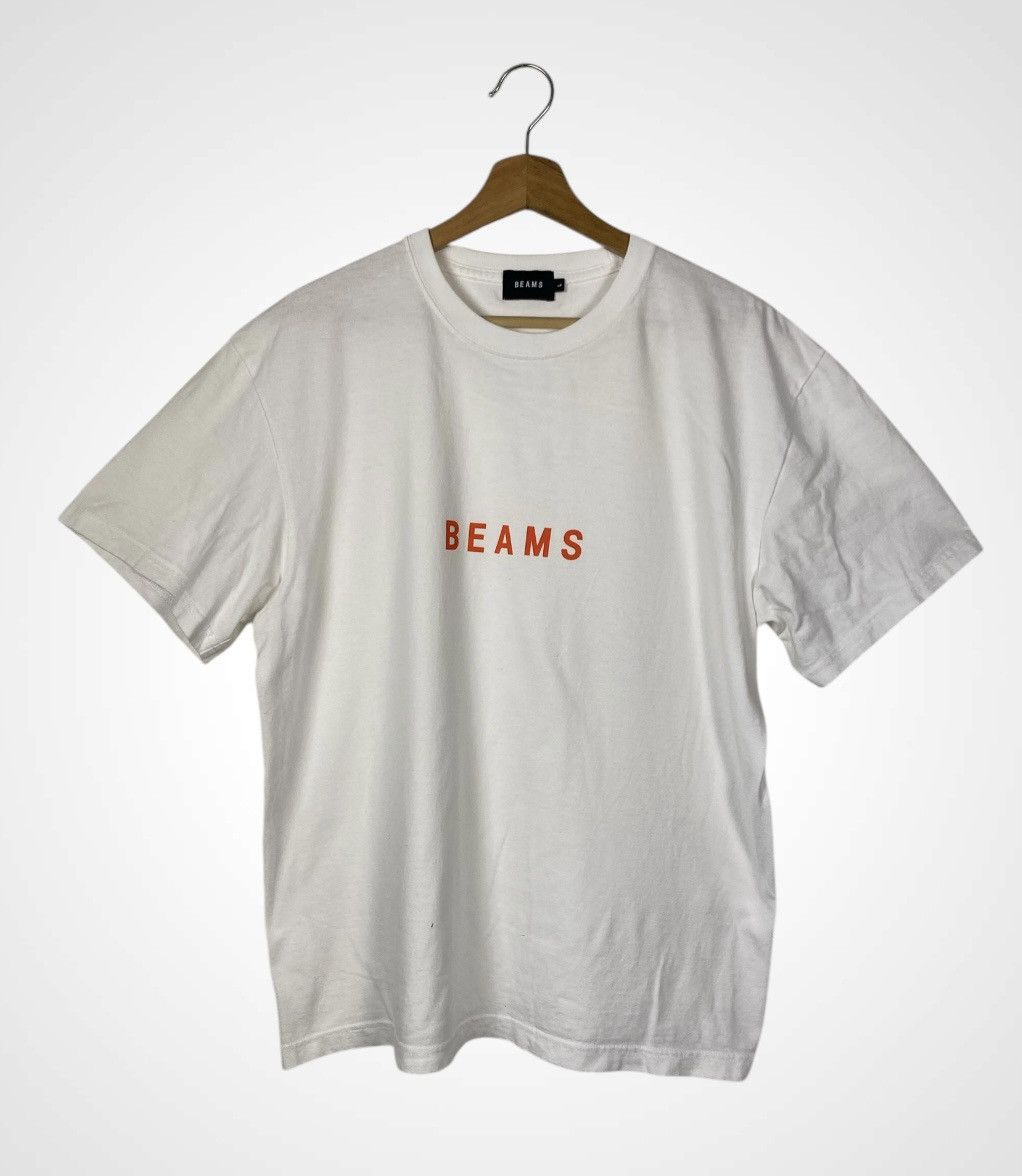 Beams Plus Rare Beams Japanese Brand Spell Out Tee Shirt Size US L / EU 52-54 / 3 - 1 Thumbnail