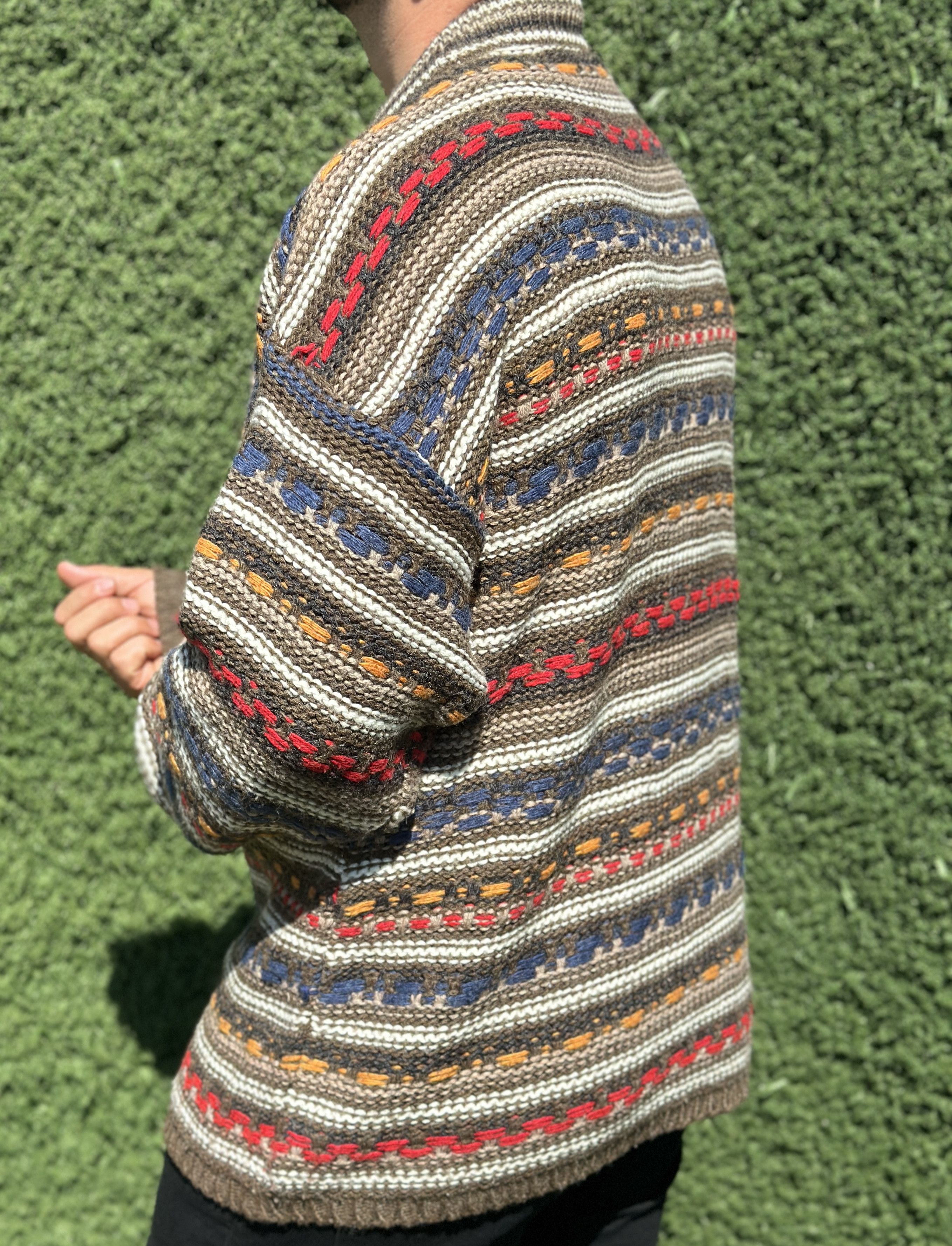 Missoni Vintage 1993 Missoni Sport Rainbow Pullover Cosby Size XL Size US XL / EU 56 / 4 - 4 Thumbnail