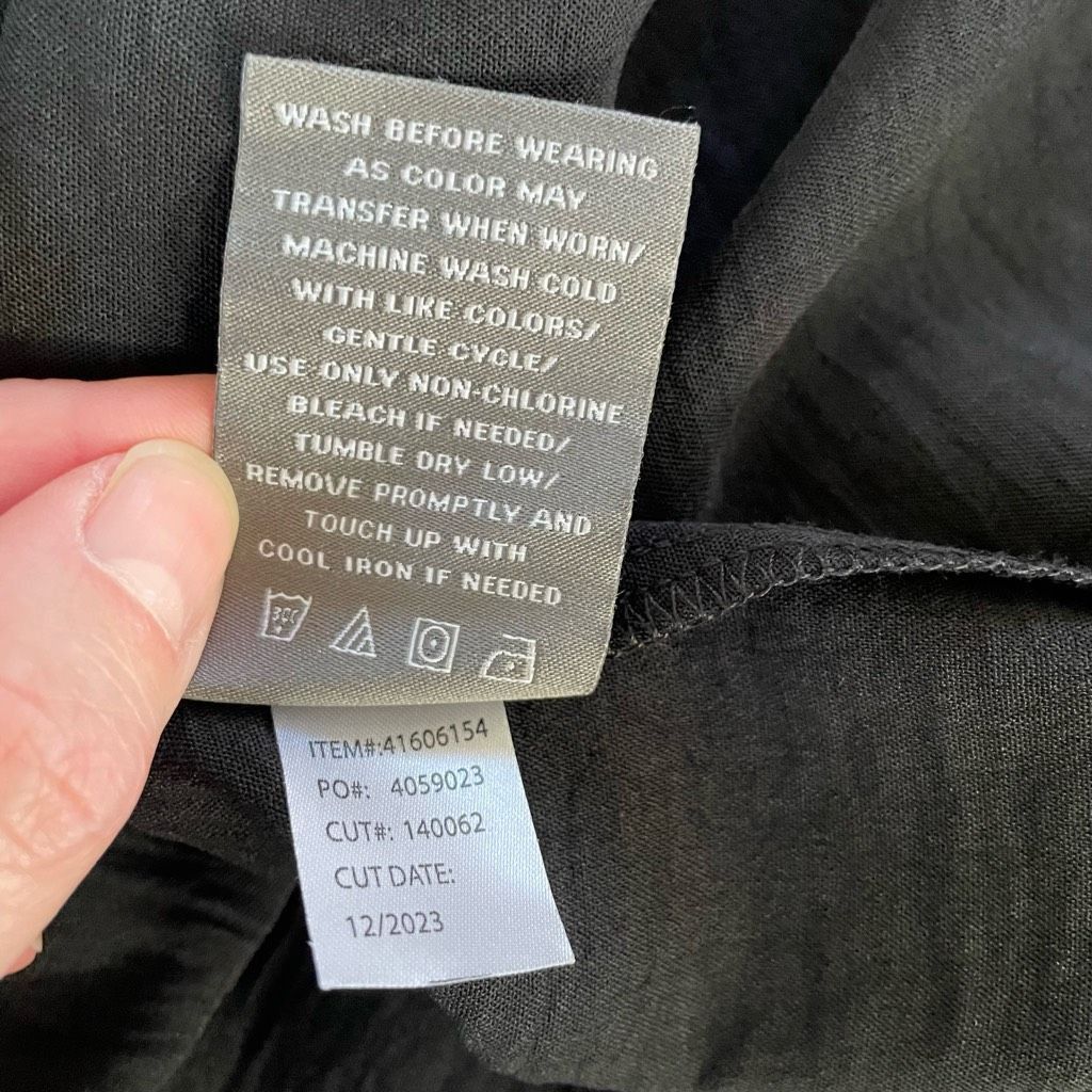 Other Torrid Wide Leg Crop Poly Seersucker Jumper Black 1 1X Size 38" / US 16 / IT 52 - 7 Thumbnail