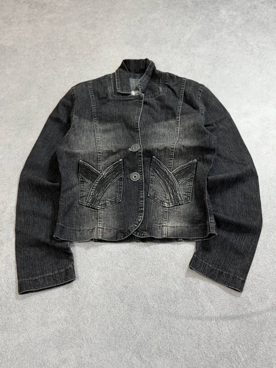 Japanese Brand Vintage 90s Denim Trucker Japan Style Archive Retro Jacket Size US XS / EU 42 / 0 - 5 Thumbnail