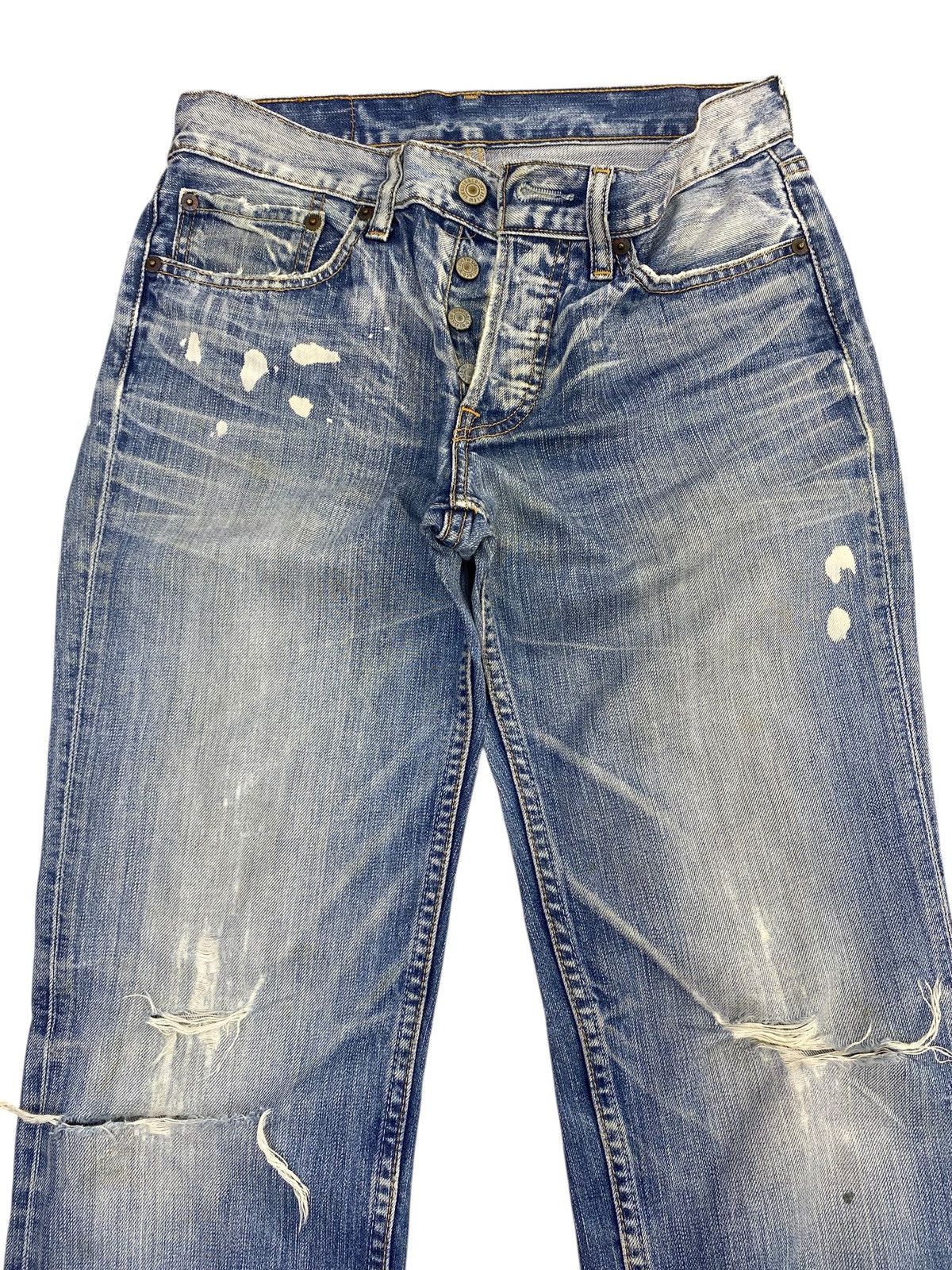 Levi's Vintage Levi’s 501 Faded Wash Style Ripped Jeans Size US 28 / EU 44 - 2 Thumbnail