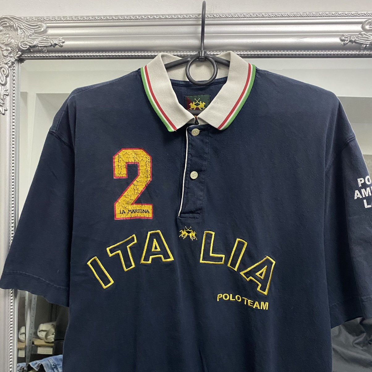 La Martina La martina Polo Shirt Italia #2 Size US XL / EU 56 / 4 - 6 Thumbnail
