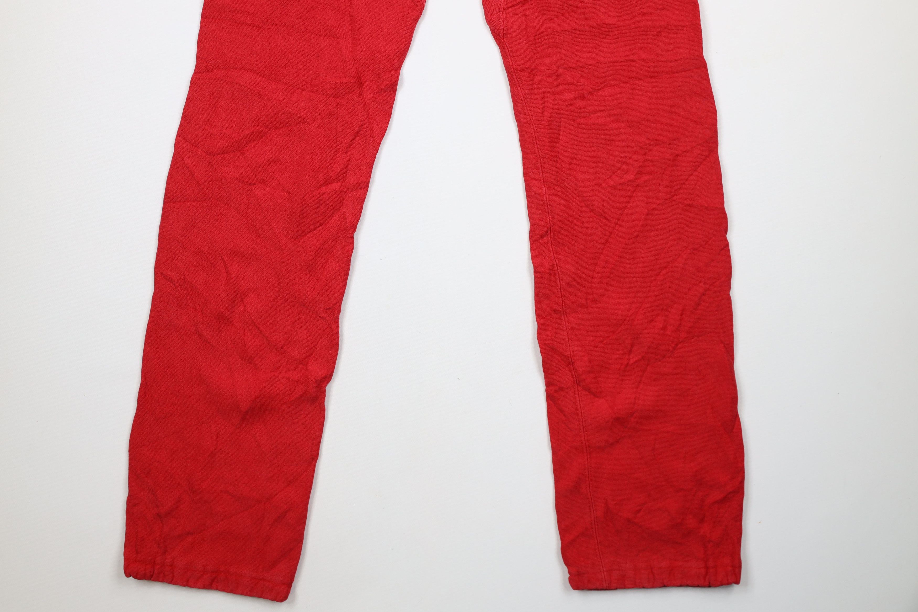 Champion Vintage 90s Champion Reverse Weave Gym Sweatpants Red USA Size US 34 / EU 50 - 13 Thumbnail