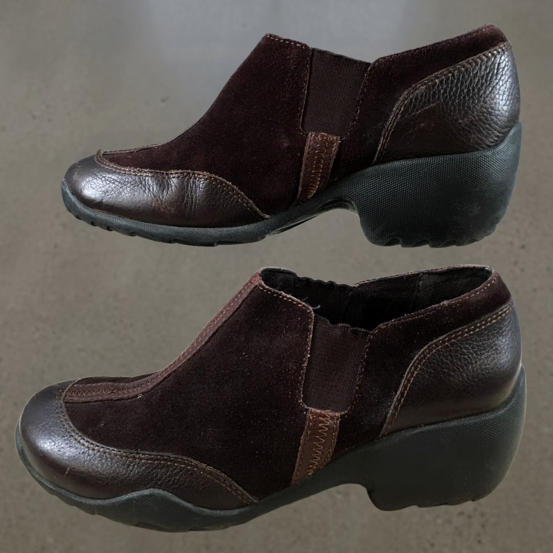 Naturalizer Naturalizer N5 Comfort Boots Fergus Bootie Brown Suede Slip On Womens 7 M Buckle? Size US 7 / IT 37 - 1 Thumbnail