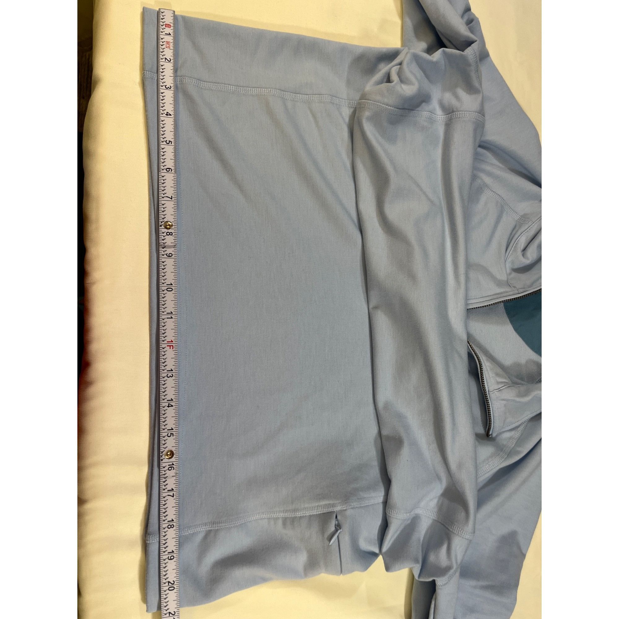 Lands' End Lands End Mens Light blue Quarter Zip Pullover Size M SKU 70 Size US M / EU 48-50 / 2 - 6 Thumbnail
