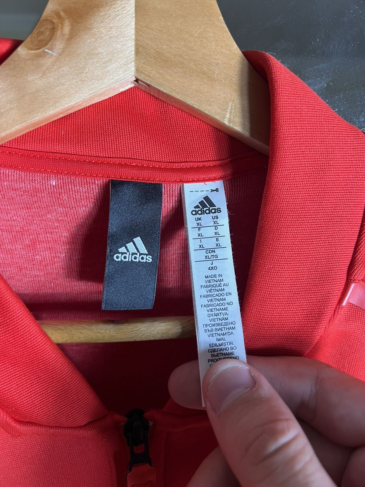 Adidas Spain Z.N.E Jacket - Adidas ZNE Football Tracksuit Top Size US XL / EU 56 / 4 - 8 Thumbnail