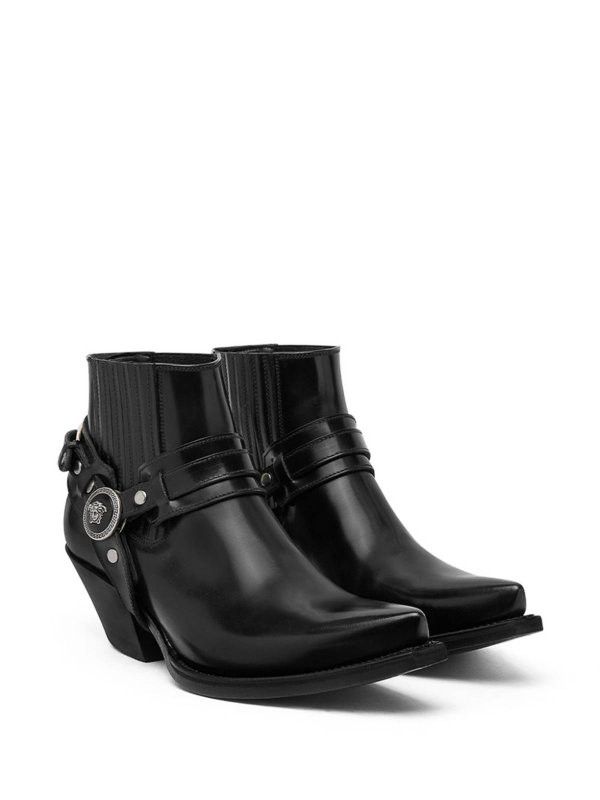 Versace o1y0226 Ankle Boots in Black Size US 8 / IT 38 - 4 Thumbnail