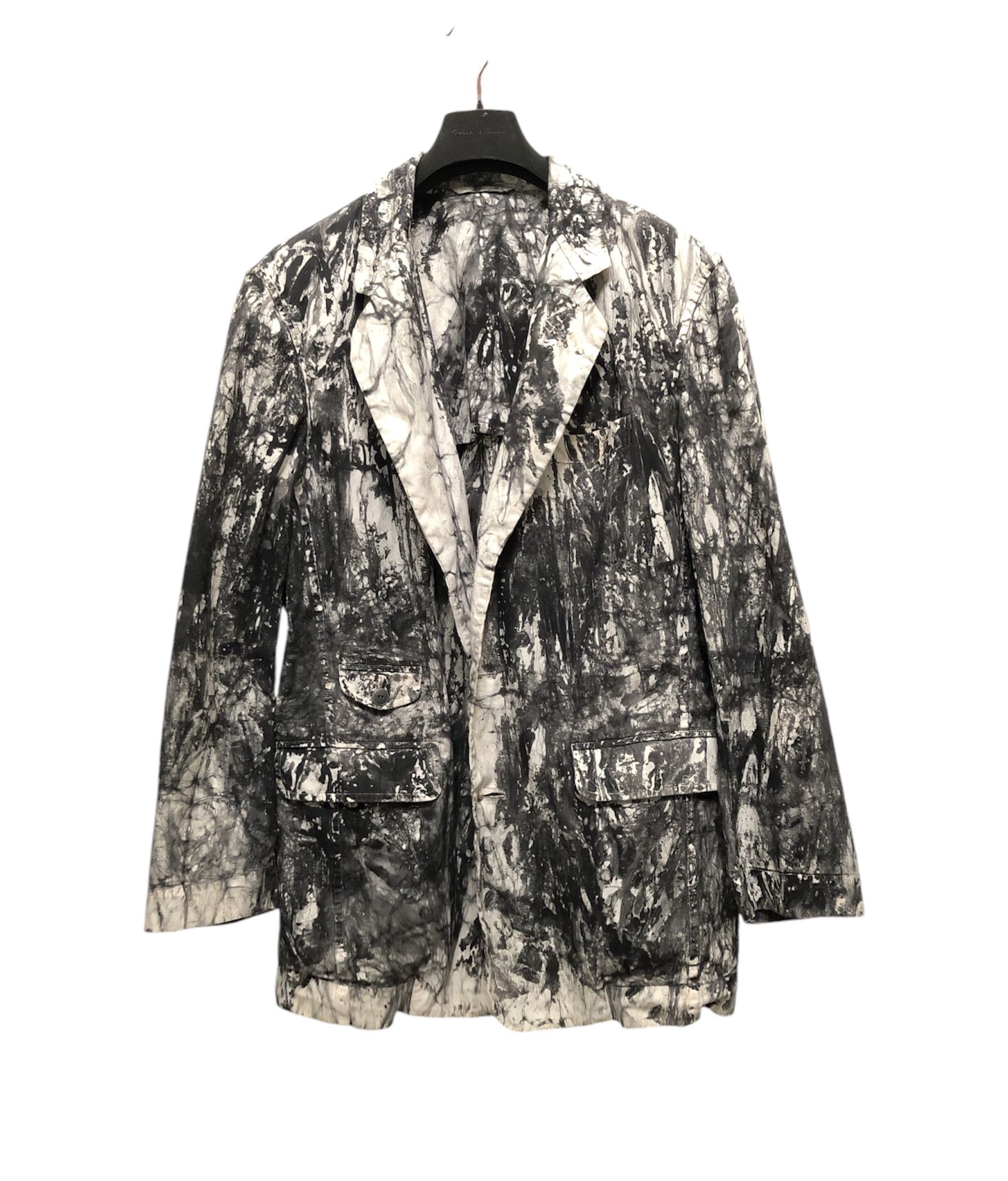 Designer × Issey Miyake SS94 Suminagashi-Dyed Cotton ISSEY MIYAKE MEN Size 50L - 3 Thumbnail