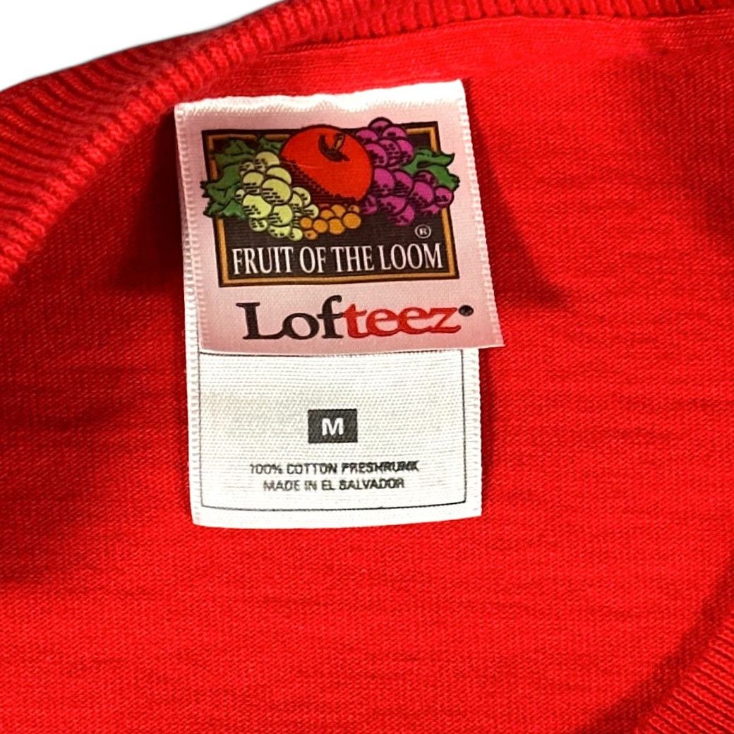 Fruit Of The Loom VINTAGE Fruit of the Loom Red Clif Bar Shirt Adult MEDIUM Crew Neck Short Sleeve 90s Mens Size US M / EU 48-50 / 2 - 5 Thumbnail