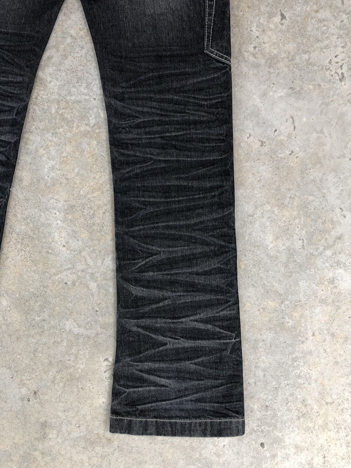 Japanese Brand Japanese Daily News Flared Jeans Distressed Jeans Size US 32 / EU 48 - 12 Thumbnail