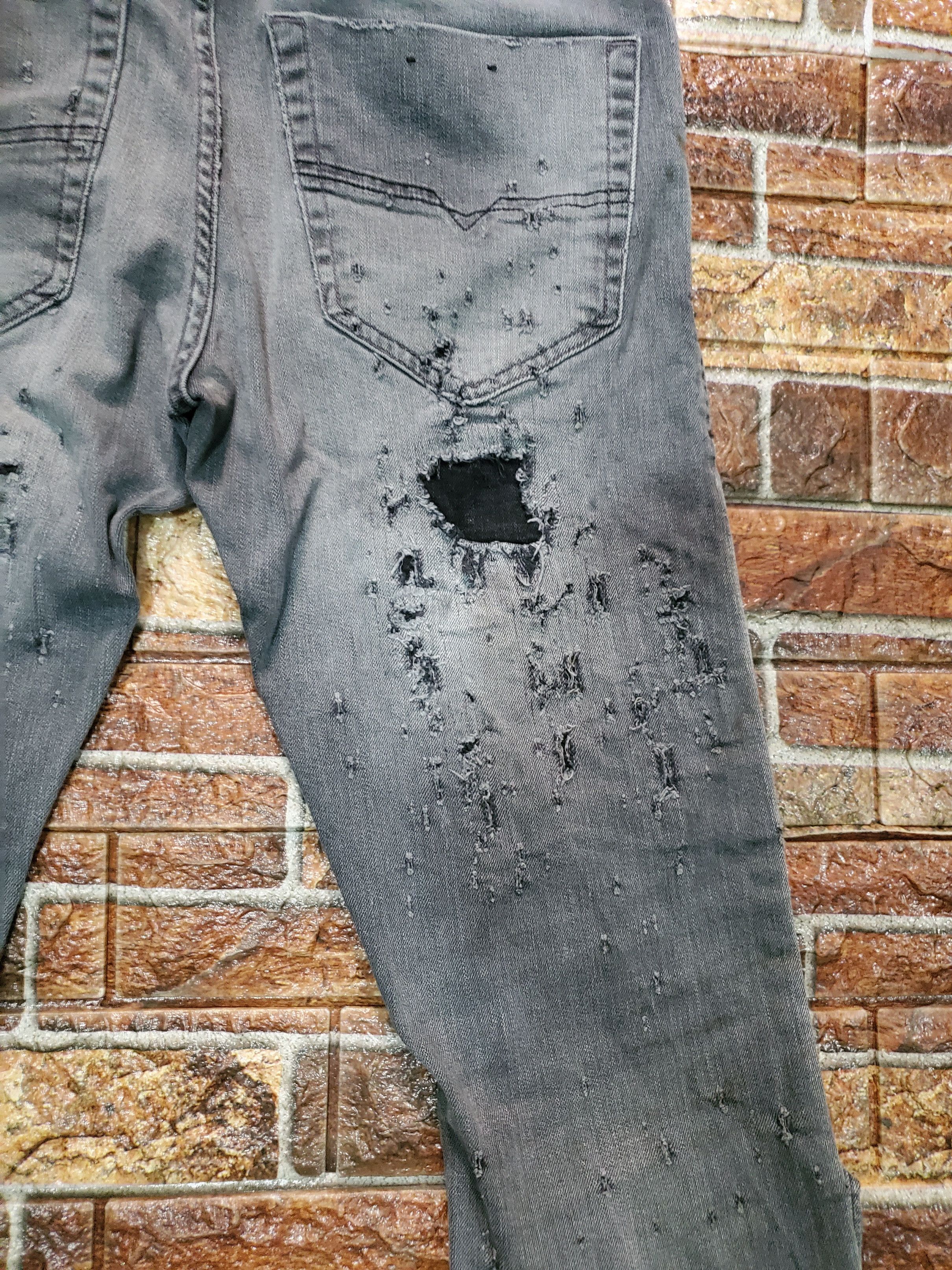 Diesel × Jean Diesel DNA distressed jeans Size US 30 / EU 46 - 6 Thumbnail