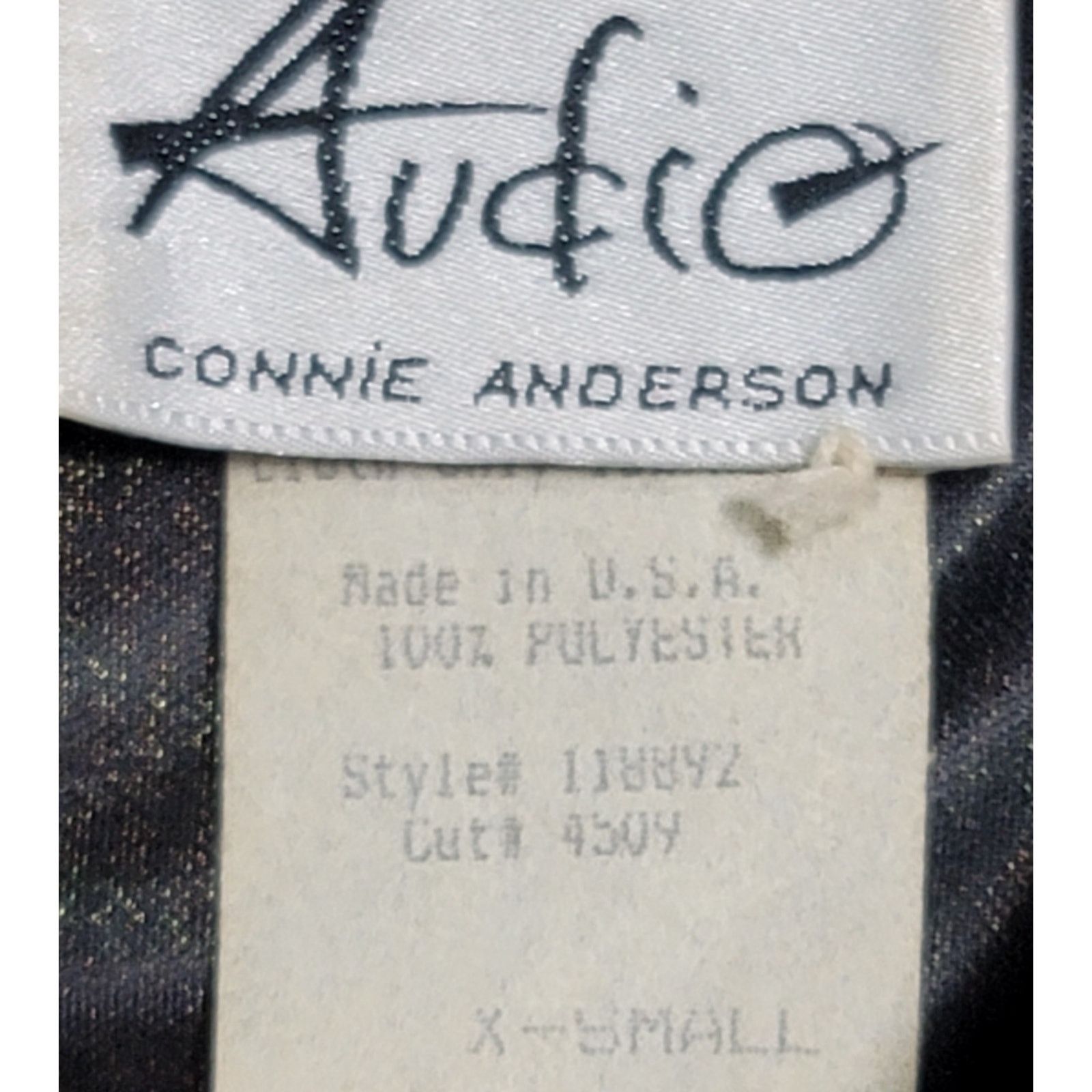 Other VTG Connie Anderson Audio Gold Metallic Animal Print Top XS Size XS / US 0-2 / IT 36-38 - 4 Thumbnail