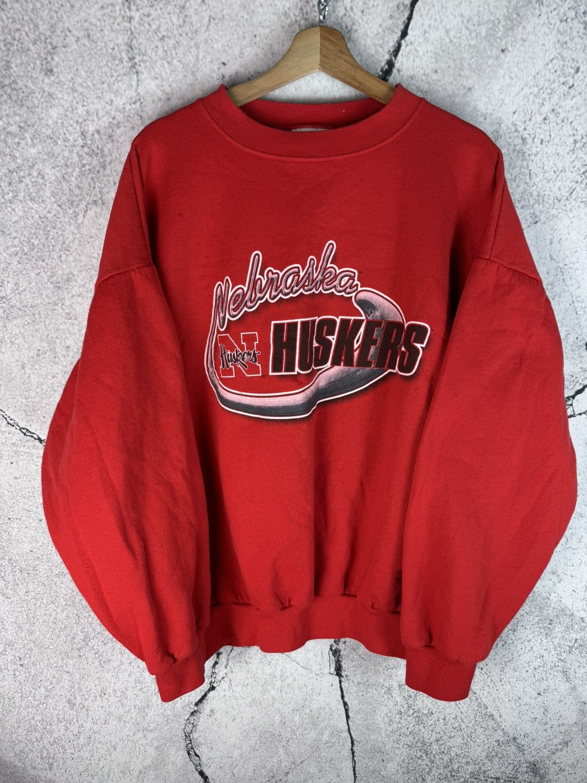 Fruit Of The Loom Ncaa Vintage Vintage 90s NEBRASKA HUSKERS sweatshirt Grailed