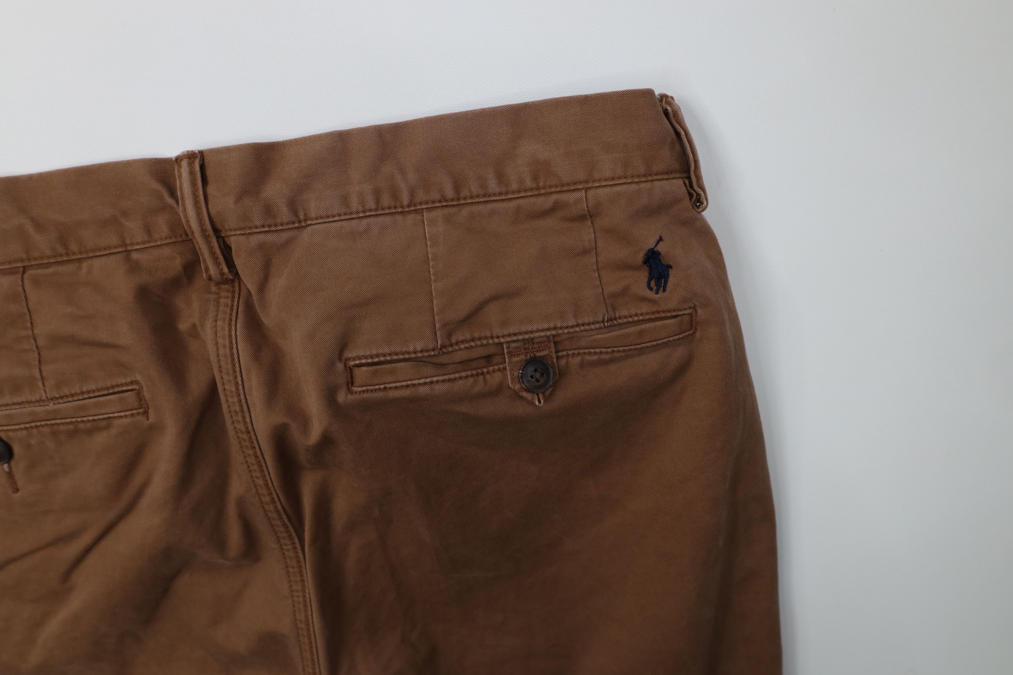 Ralph Lauren Vintage Y2K Ralph Lauren Straight Fit Chino Pants Brown Size US 32 / EU 48 - 15 Thumbnail