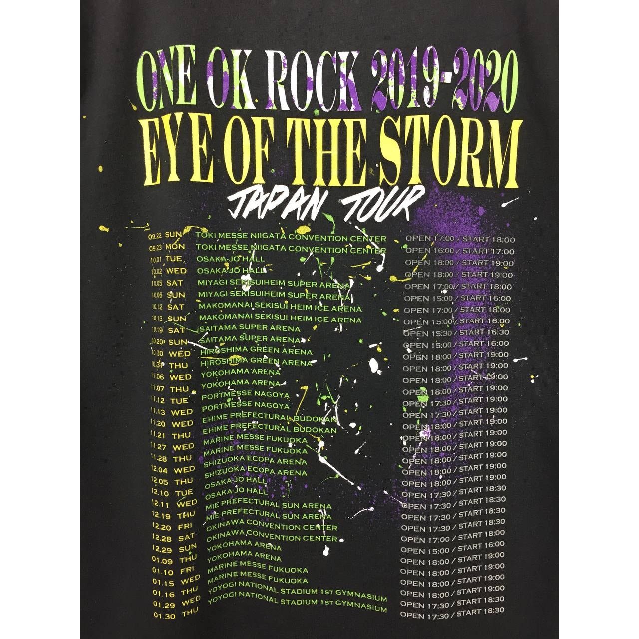 Band Tees × Japanese Brand × Vintage One Ok Rock Japanese Rock Band Eye Of The Storm Tour Tee Size US L / EU 52-54 / 3 - 10 Thumbnail