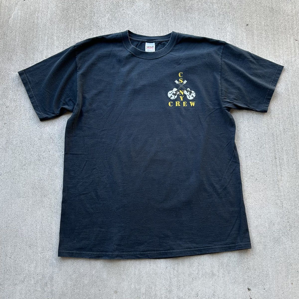 Anvil × Band Tees × Vintage Vintage Crosby Stills Nash Young Concert T Shirt 02 Local Size US XL / EU 56 / 4 - 1 Thumbnail