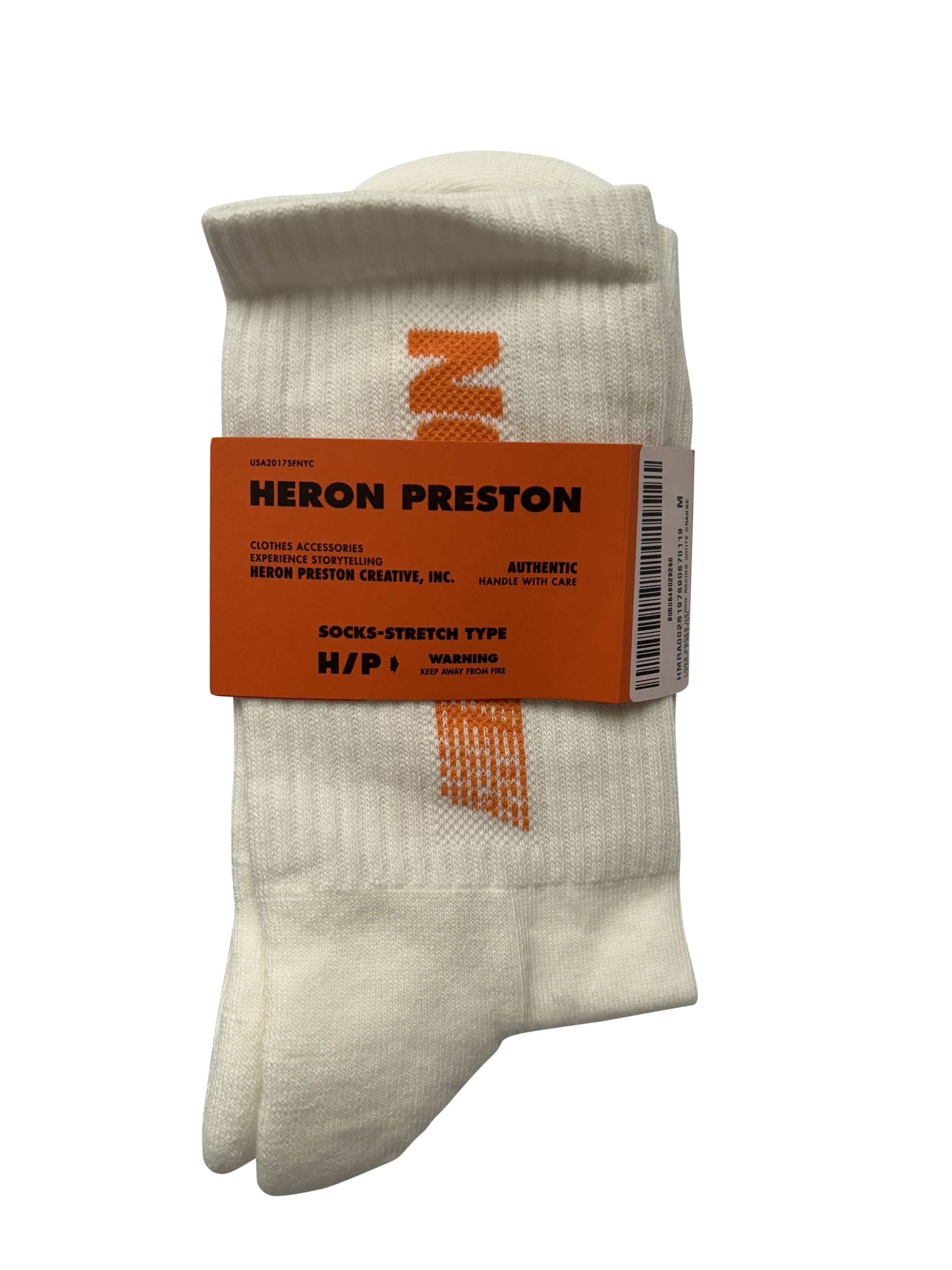 Heron Preston ⚡️QUICK SALE⚡️Bundle Pack 4 Heron Preston White CTNMB Socks Size ONE SIZE - 2 Thumbnail